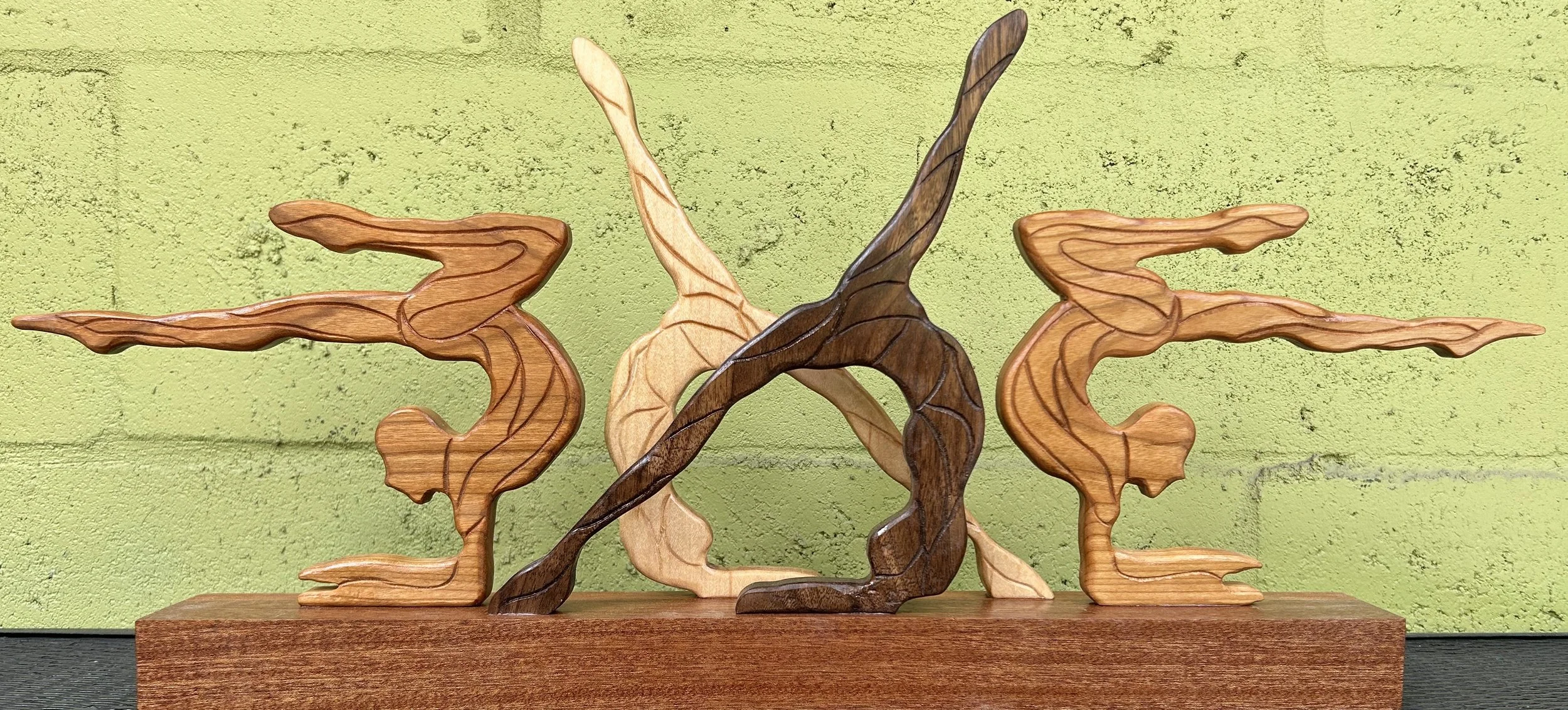 Gymnasts Sculpture