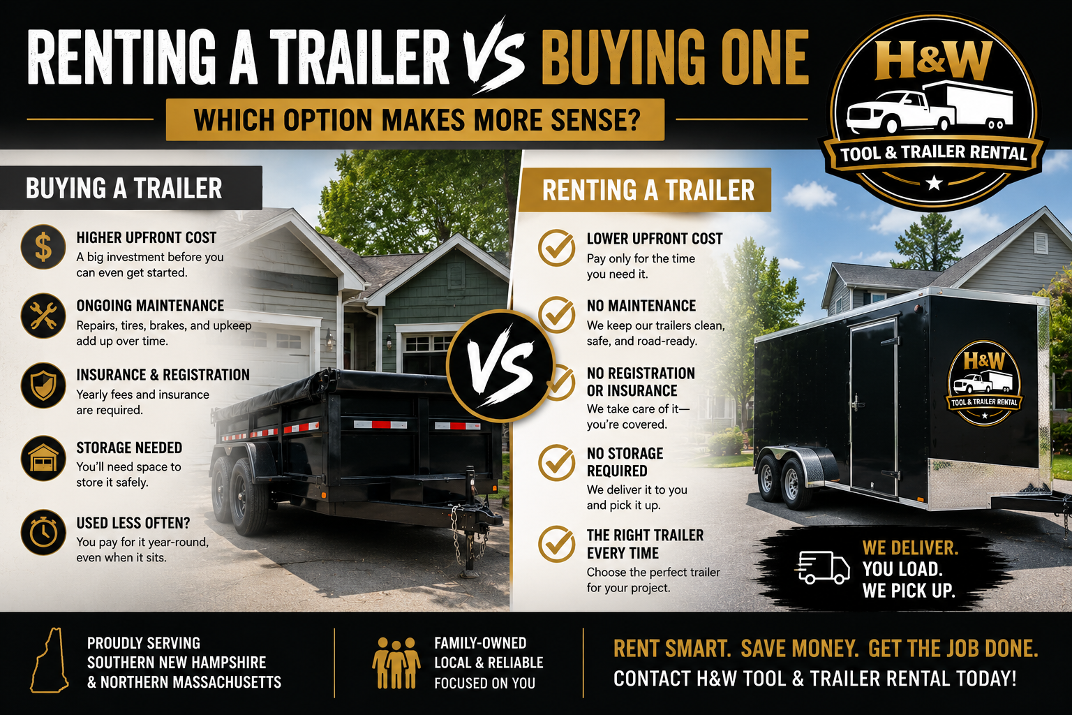Renting a Trailer vs. Buying One: Which Option Makes More Sense?