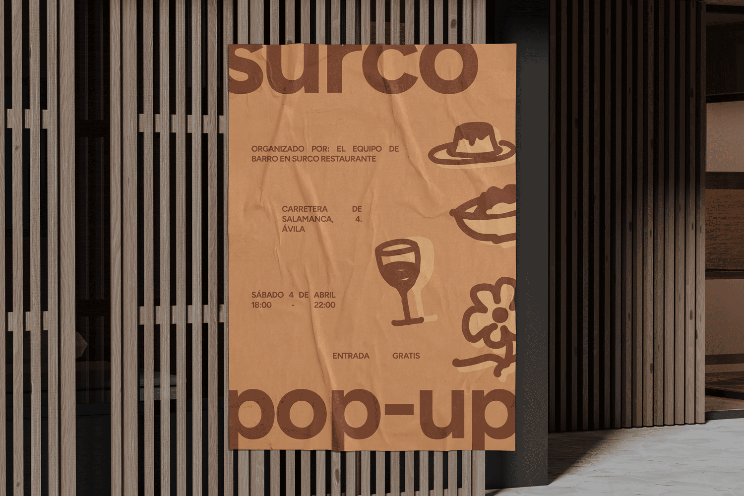Surco poster mockup