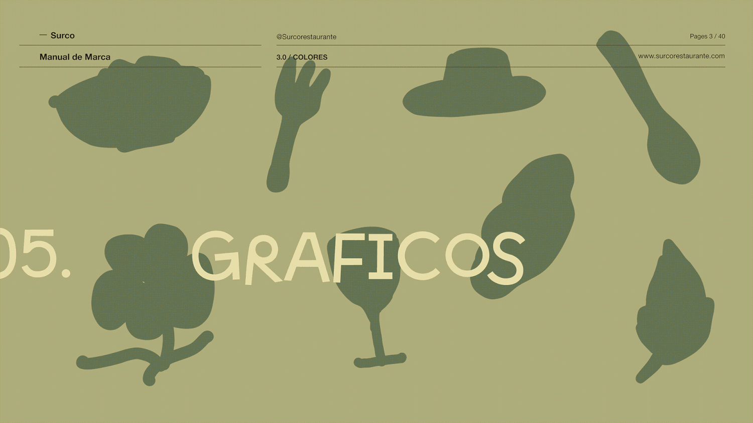 Surco branding in motion
