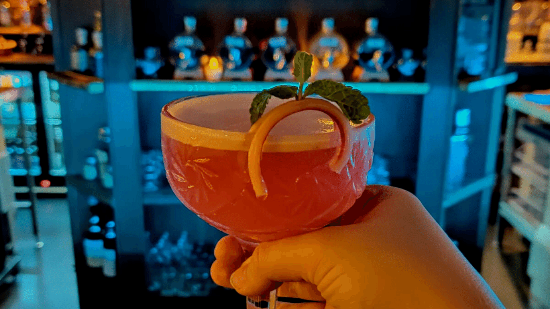 Rhubarb Ripple Mocktail