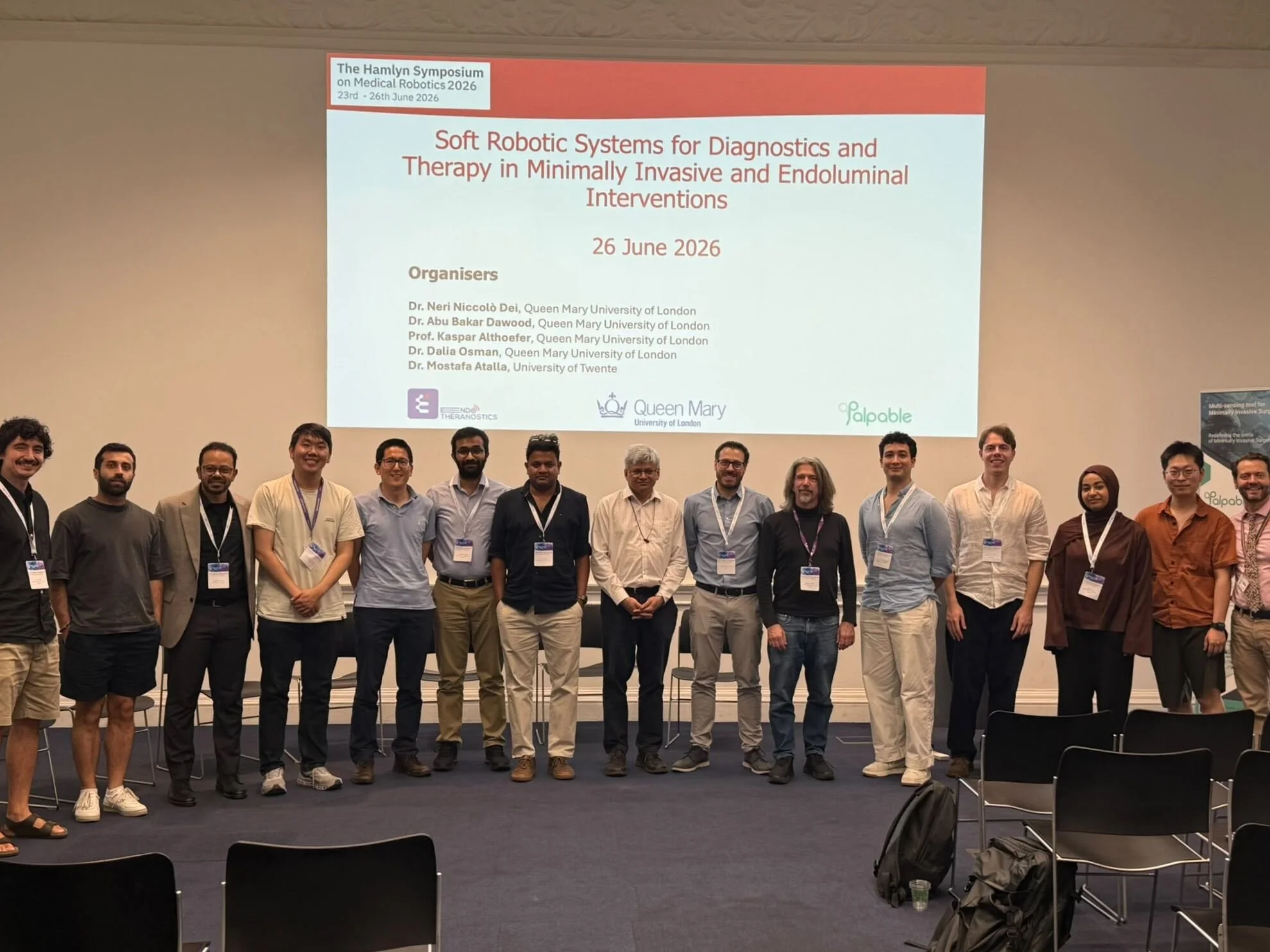Thilina gave an invited talk at Hamlyn Symposium 2026
