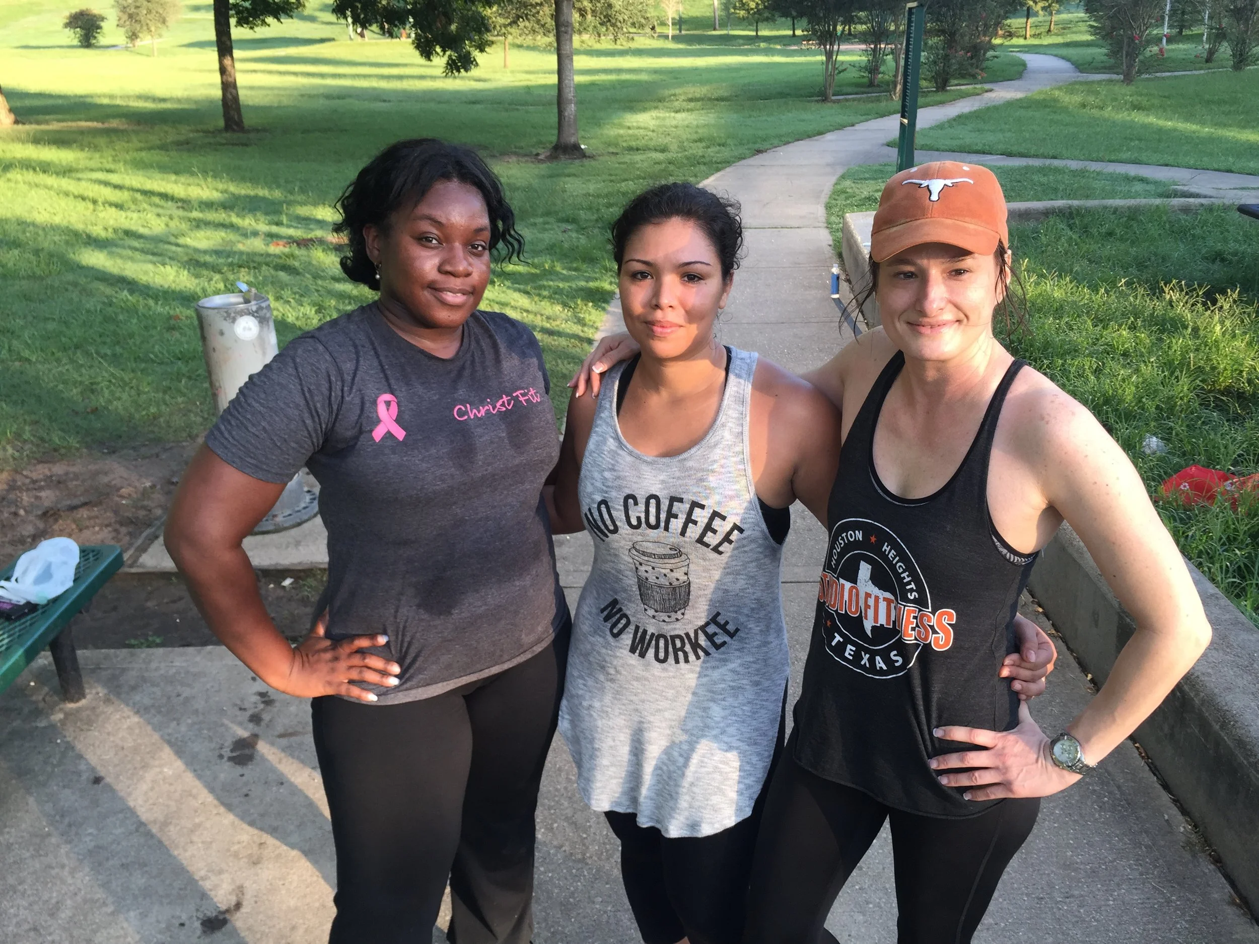Women after a Body By U Fit strength training session in Houston, TX.