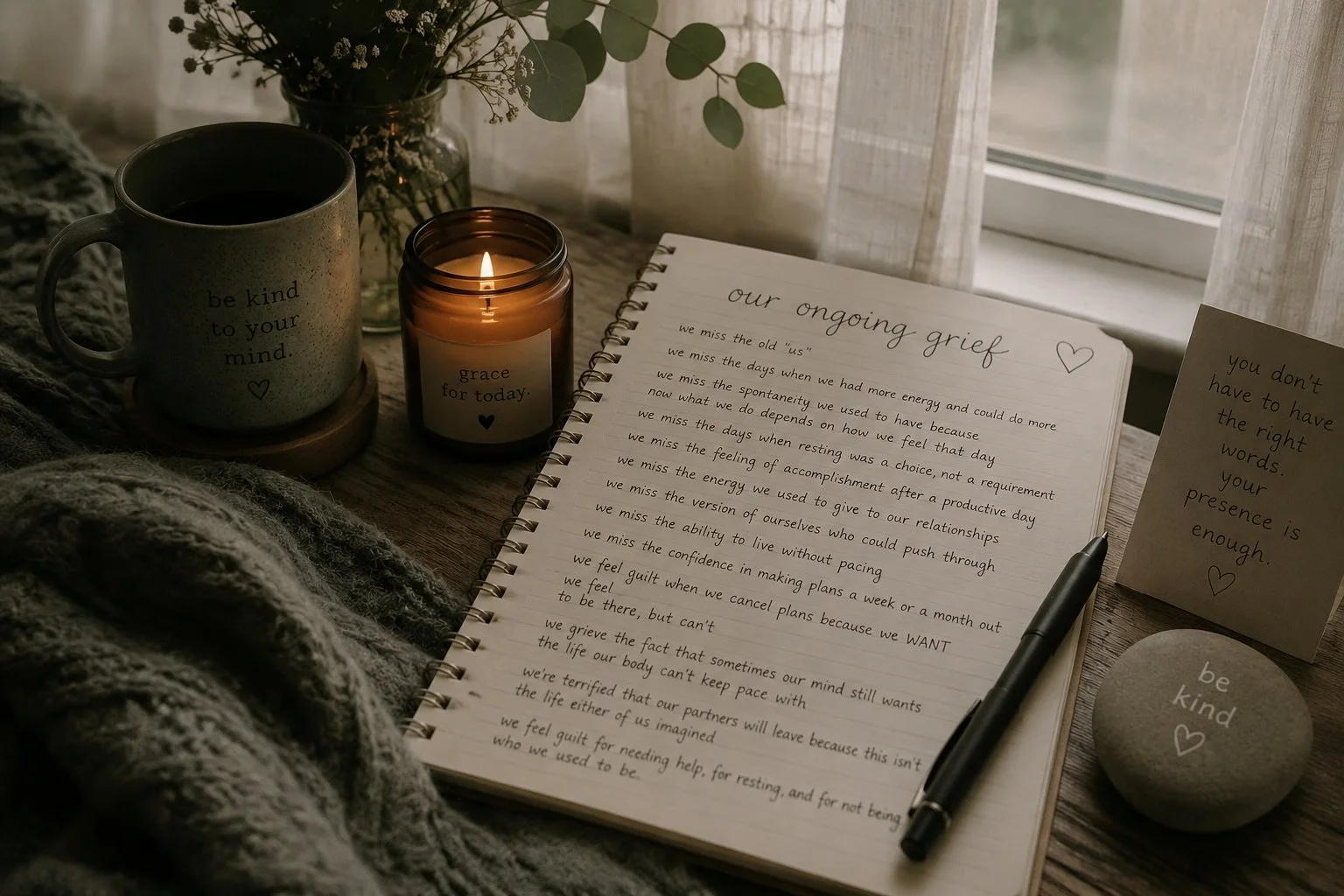 New blog: are you grieving the old &ldquo;you&rdquo;? If you are, you&rsquo;re not alone. It&rsquo;s a daily battle for all of us in this. #laurenlearnsfibro #fibromyalgiasucks #perimenopausesupport