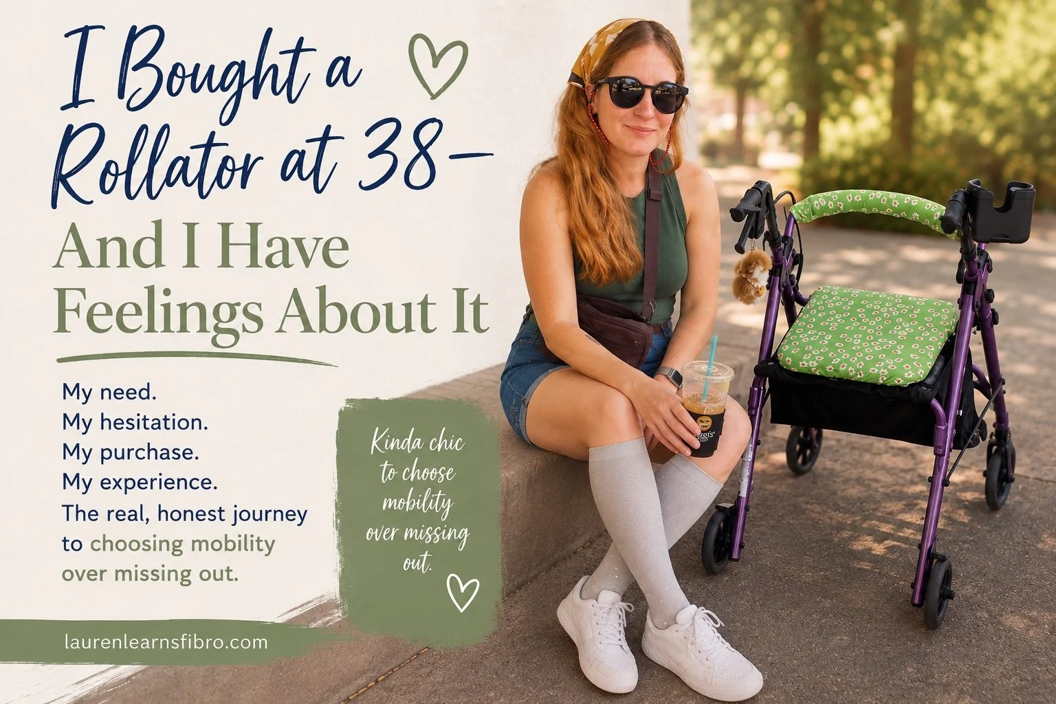 New Blog: I bought a rollator at 38&hellip;and I have feelings about it.
I hesitated. I over-researched. I worried about what it meant. I wondered if I was really &ldquo;disabled enough&rdquo; to need one.

Then I actually used it.

And suddenly I co