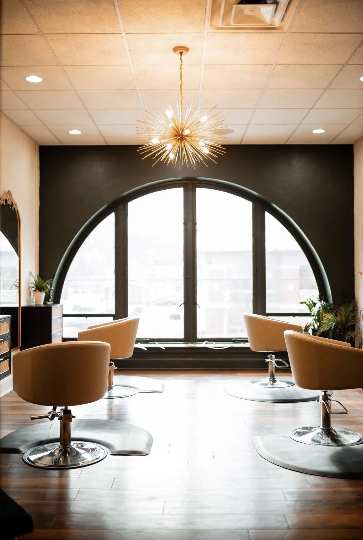 The Hair Canvas salon interior