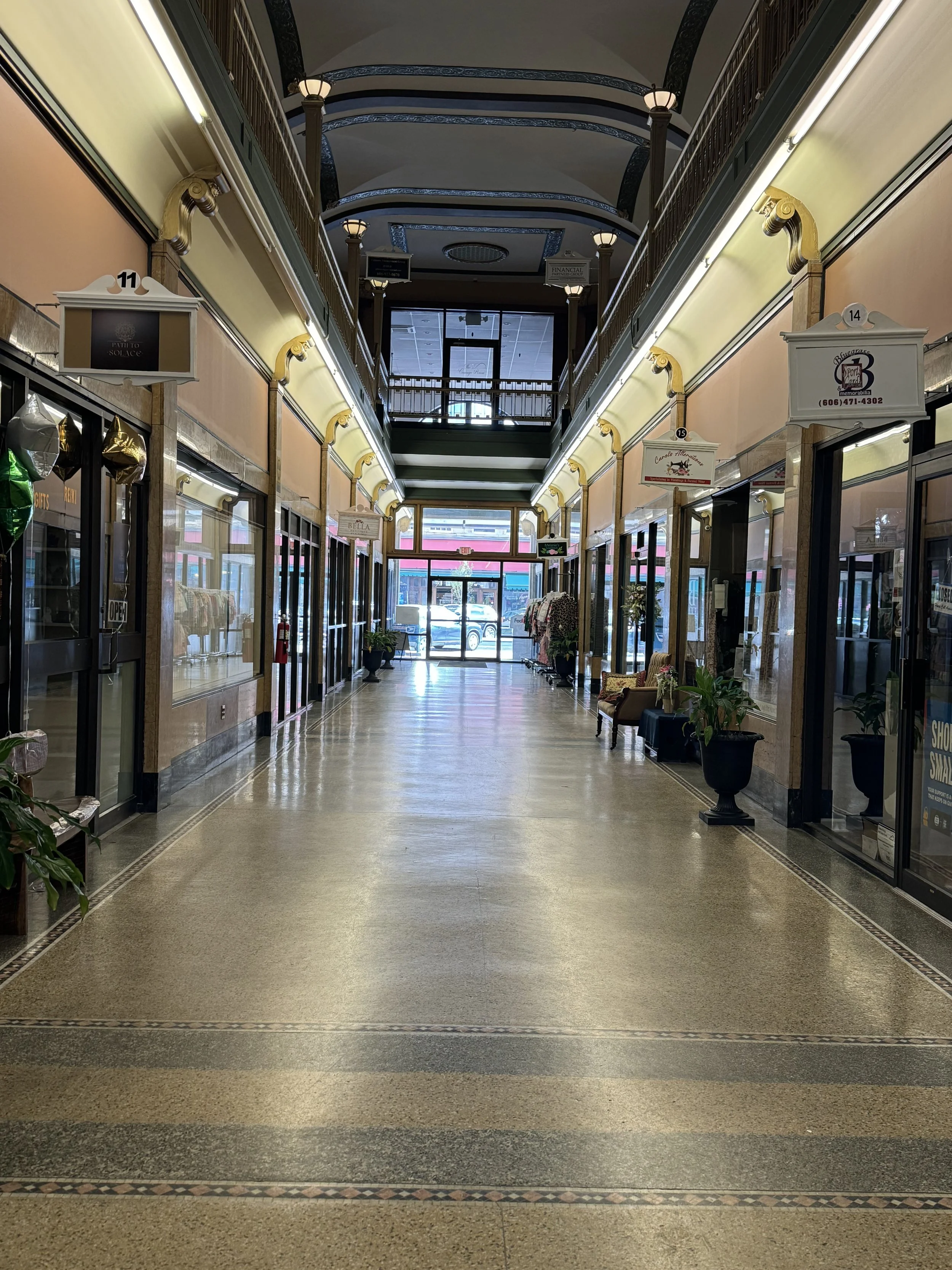 The historic Camayo Arcade in Downtown Ashland, KY