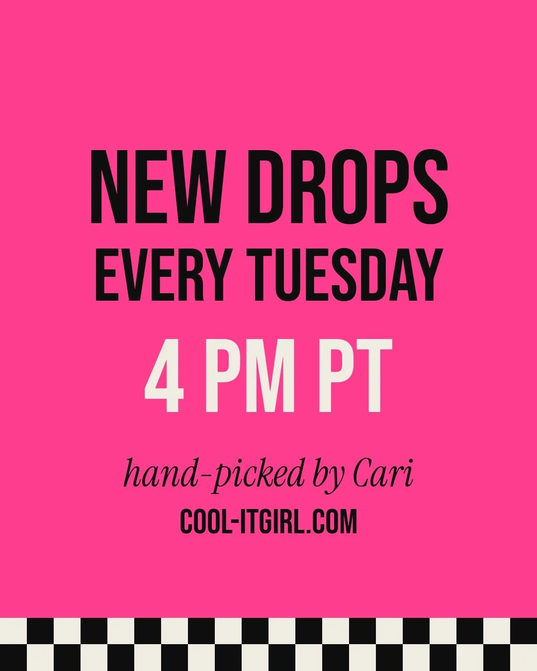 New drops every Tuesday at 4 PM PT. Turn on post notifications so you never miss one.

Next up: The Dopamine Edit, Tuesday 10/13.

#boutique #newarrivals #santarosa #sonomacounty
