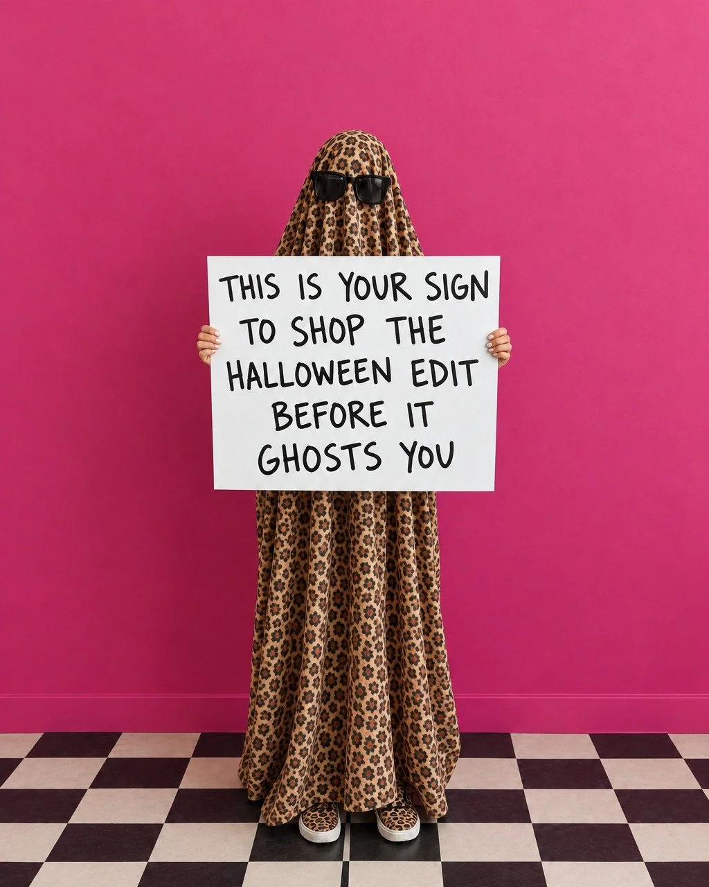 This is your sign to shop the Halloween Edit before it ghosts you.

Checkered skirts, skull knits, satin midis and spooky-chic pieces you'll actually wear all season. Small drops, so when it's gone, it's gone.

Shop the Halloween Edit through the lin