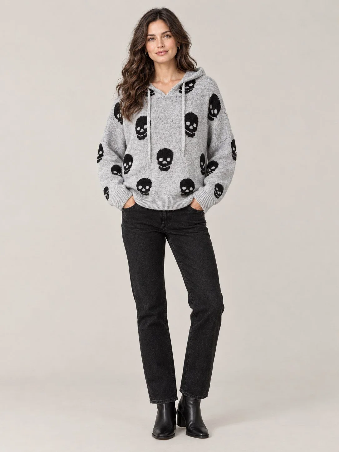 Cryptic Skull Hooded Sweater
