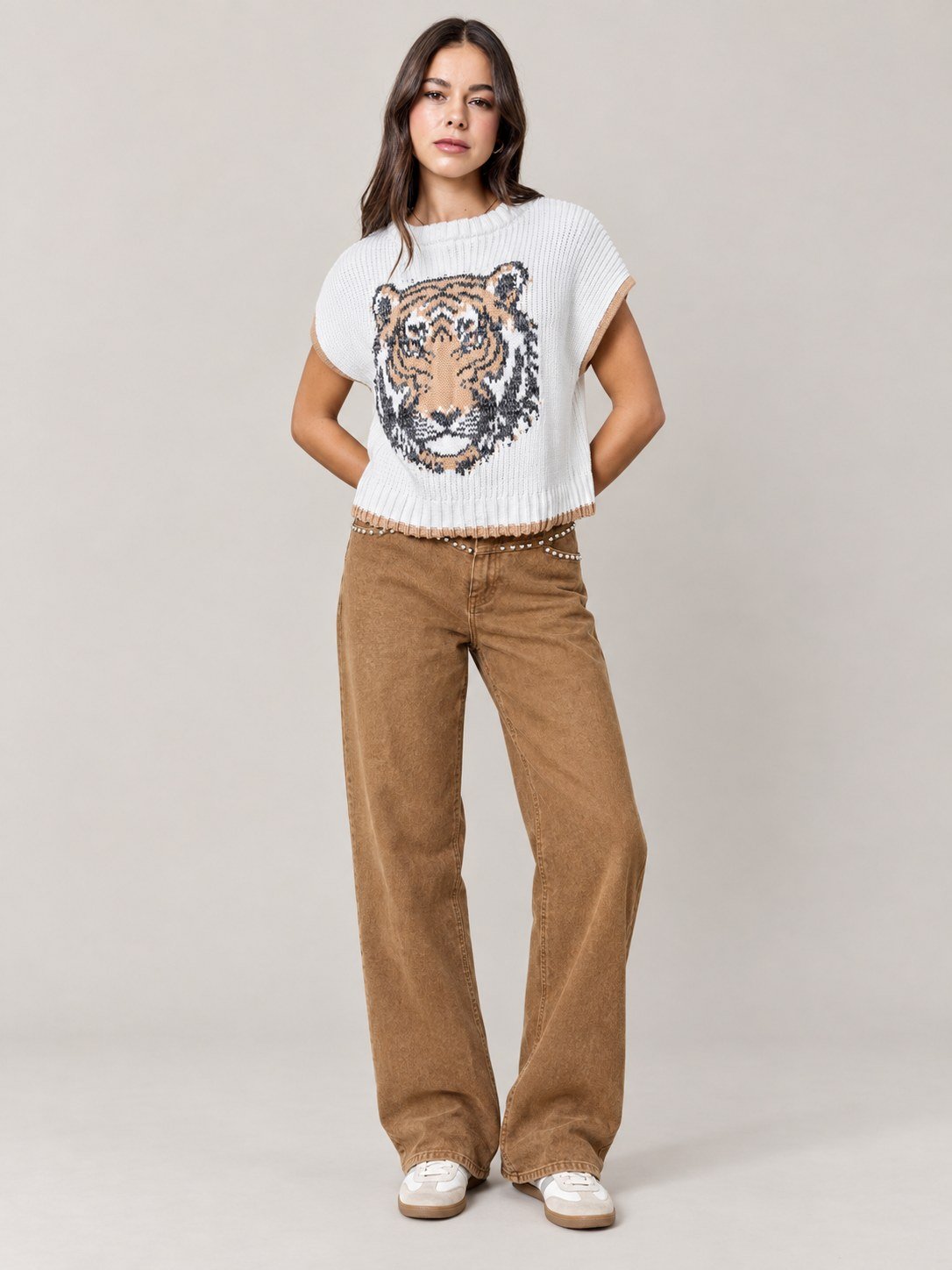 Rawrrrr Tiger Sweater Vest