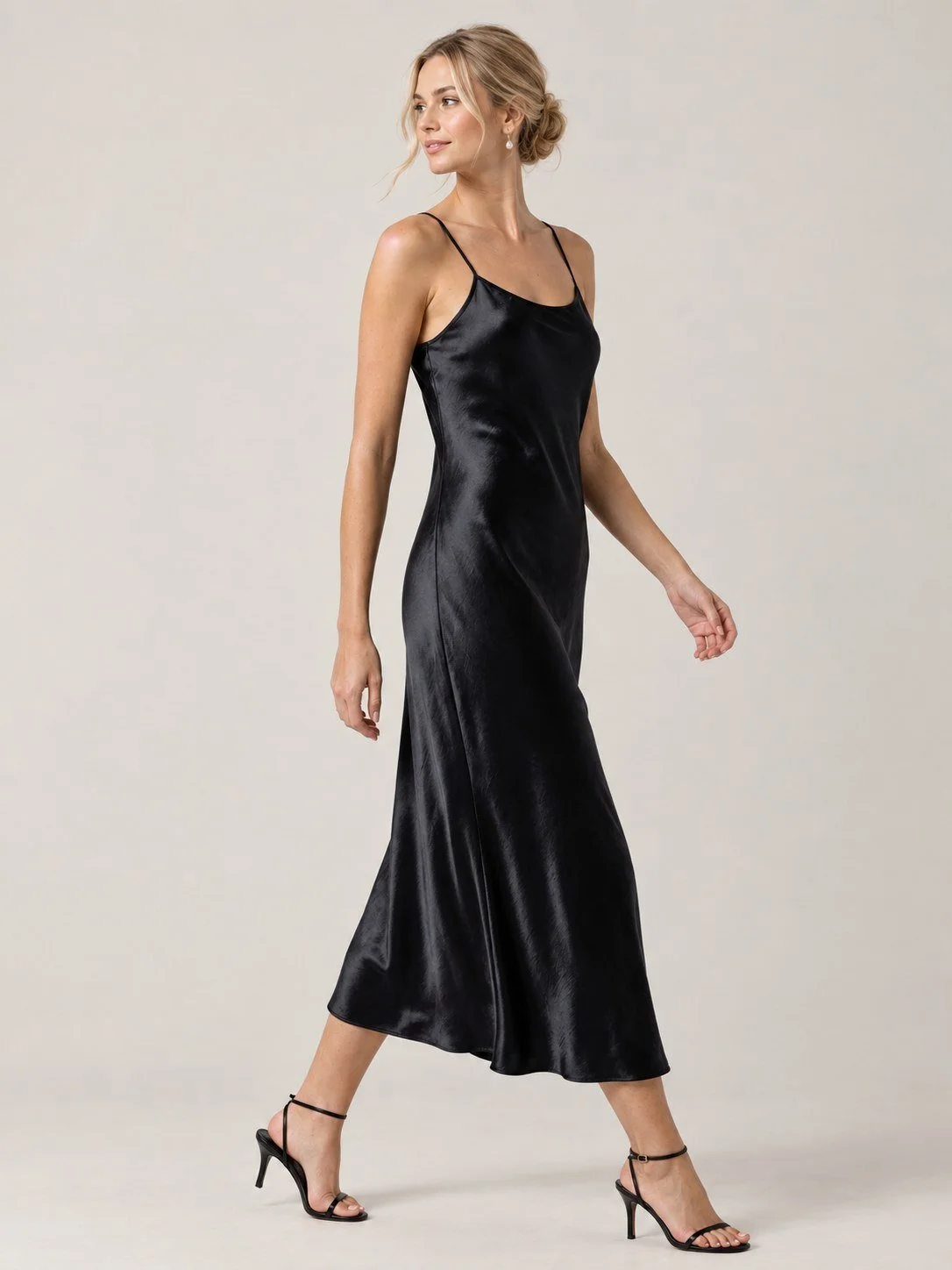Satin Maxi Slip Dress
