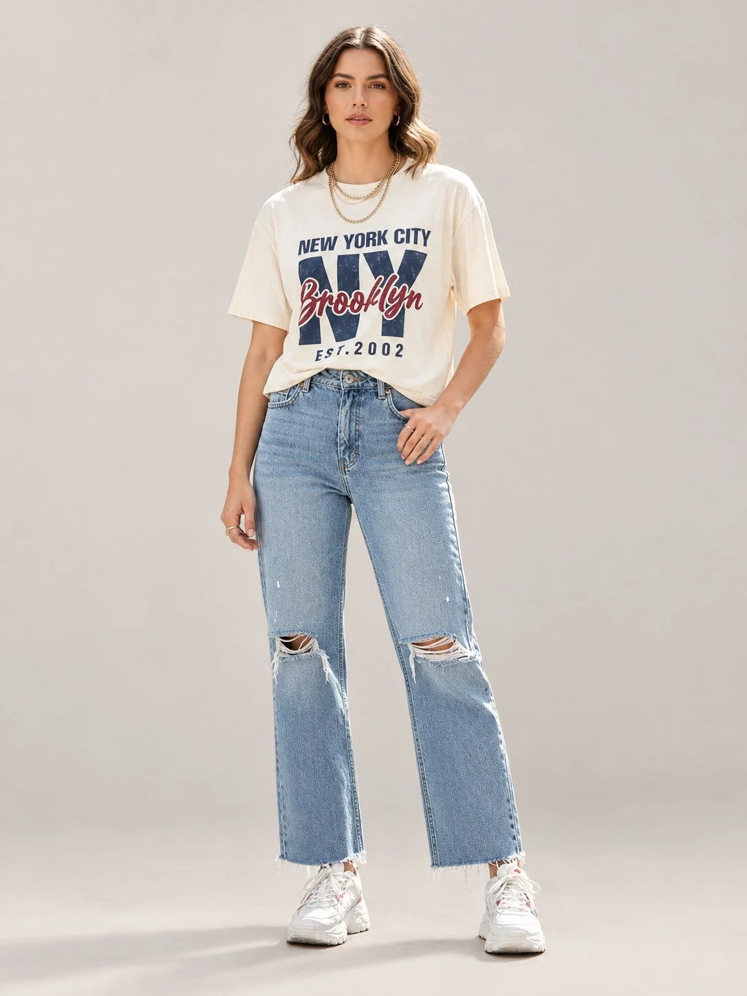 Vintage NYC Brooklyn Crop Tee