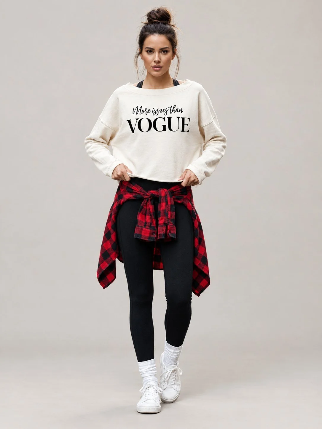 More Issues Than Vogue Cropped Sweatshirt