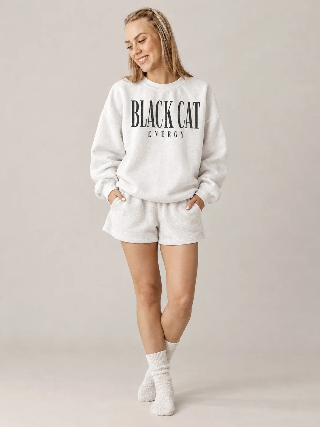 Black Cat Energy Sweatshirt