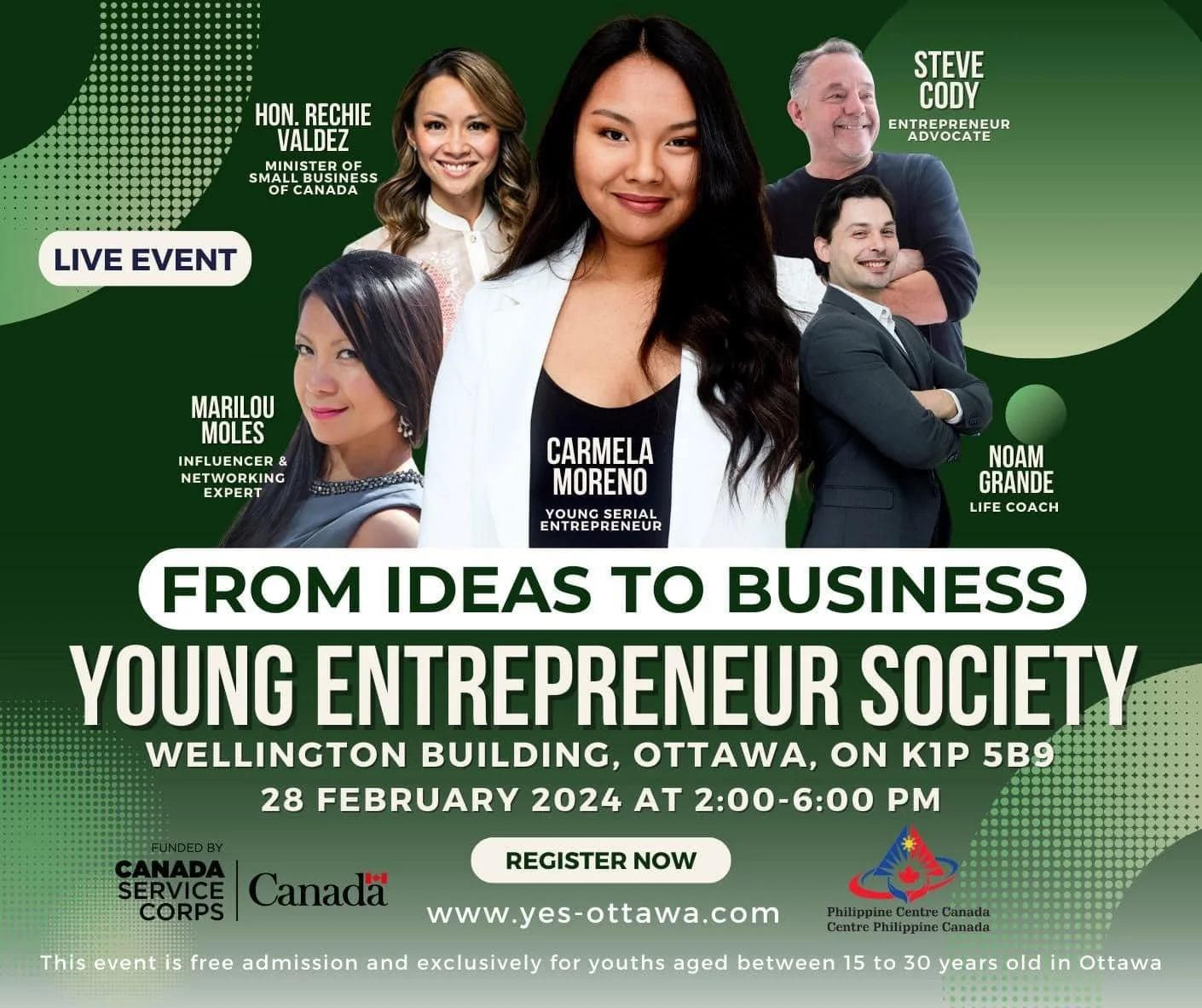 FIND A YOUTH CIVIC ENGAGEMENT ACTIVITY FOR YOU: Foundational Entrepreneurship and Financial Literacy Workshop, Mentorship and Networking