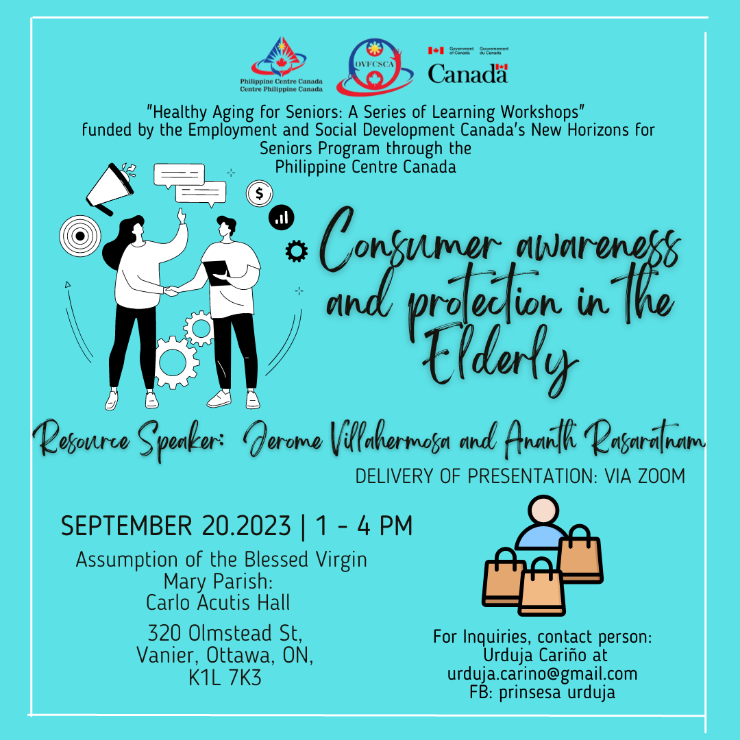 Consumer Awareness and Protection in the Elderly