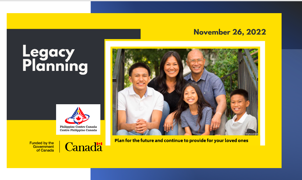 PCC Supporting the Filipino Canadian Community through Financial Awareness Seminars