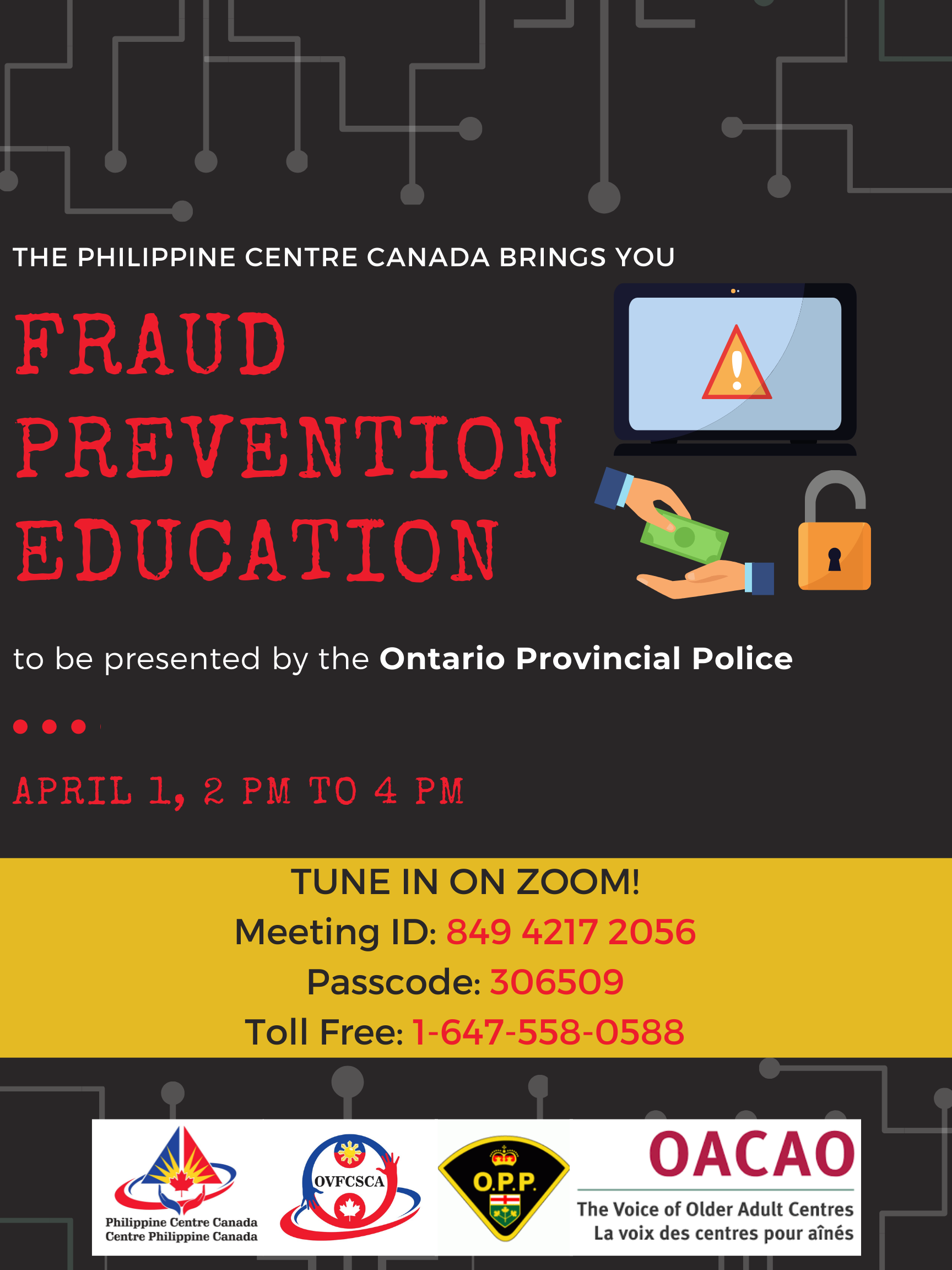 Fraud Prevention Education by the Ontario Provincial Police