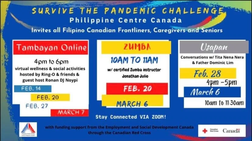 PCC Online Activities for Frontliners, Caregivers and Seniors