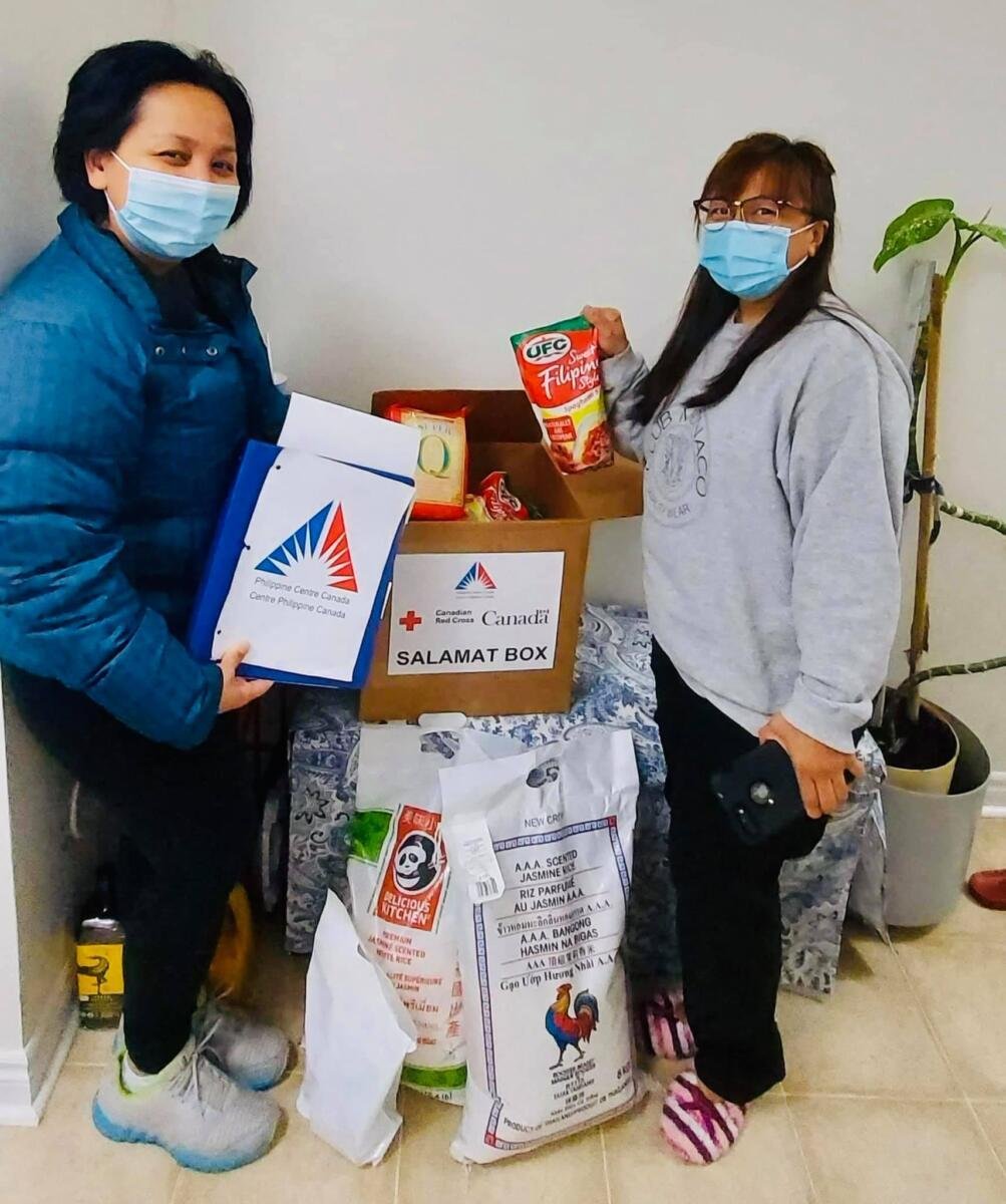 Nursing Home Frontliner Angelica Receives a SALAMAT Box