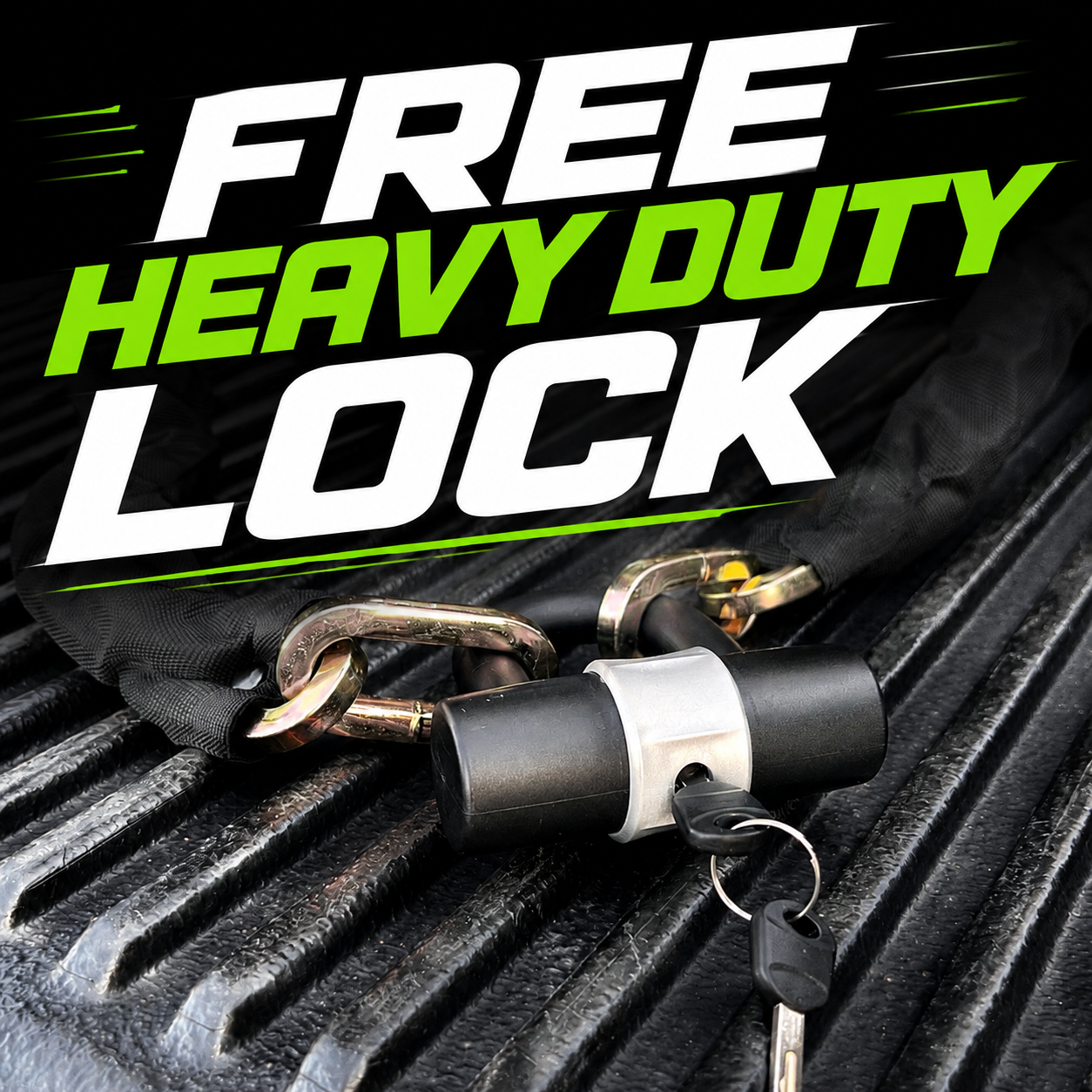 Free HEAVY DUTY LOCK WITH EVERY E-BIKE PURCHASE.  VALUE OVER $100