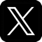 Black background with a white letter 'X' in the center