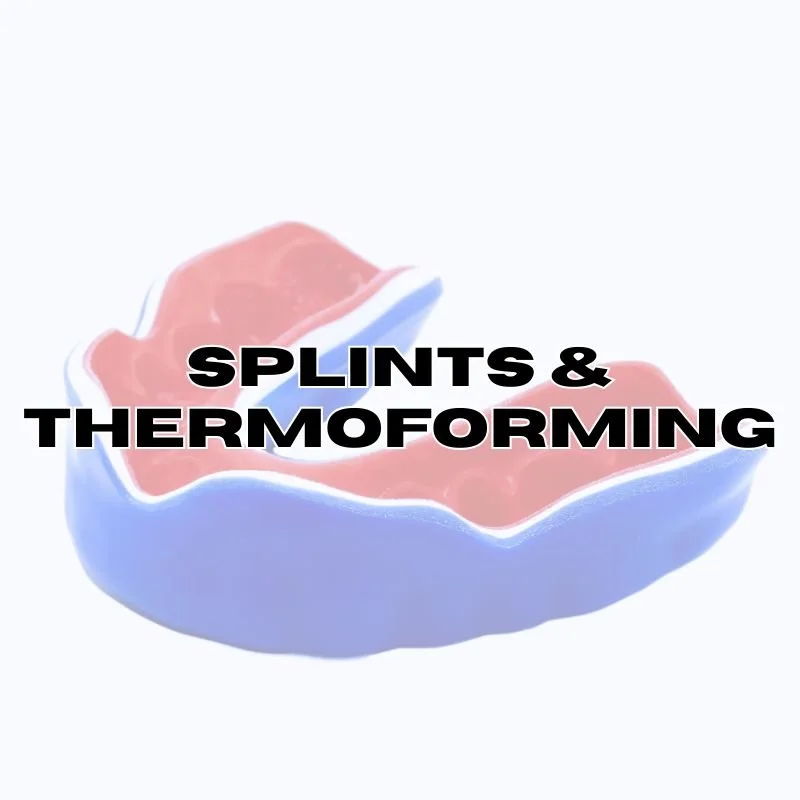 Splint and thermoforming appliances