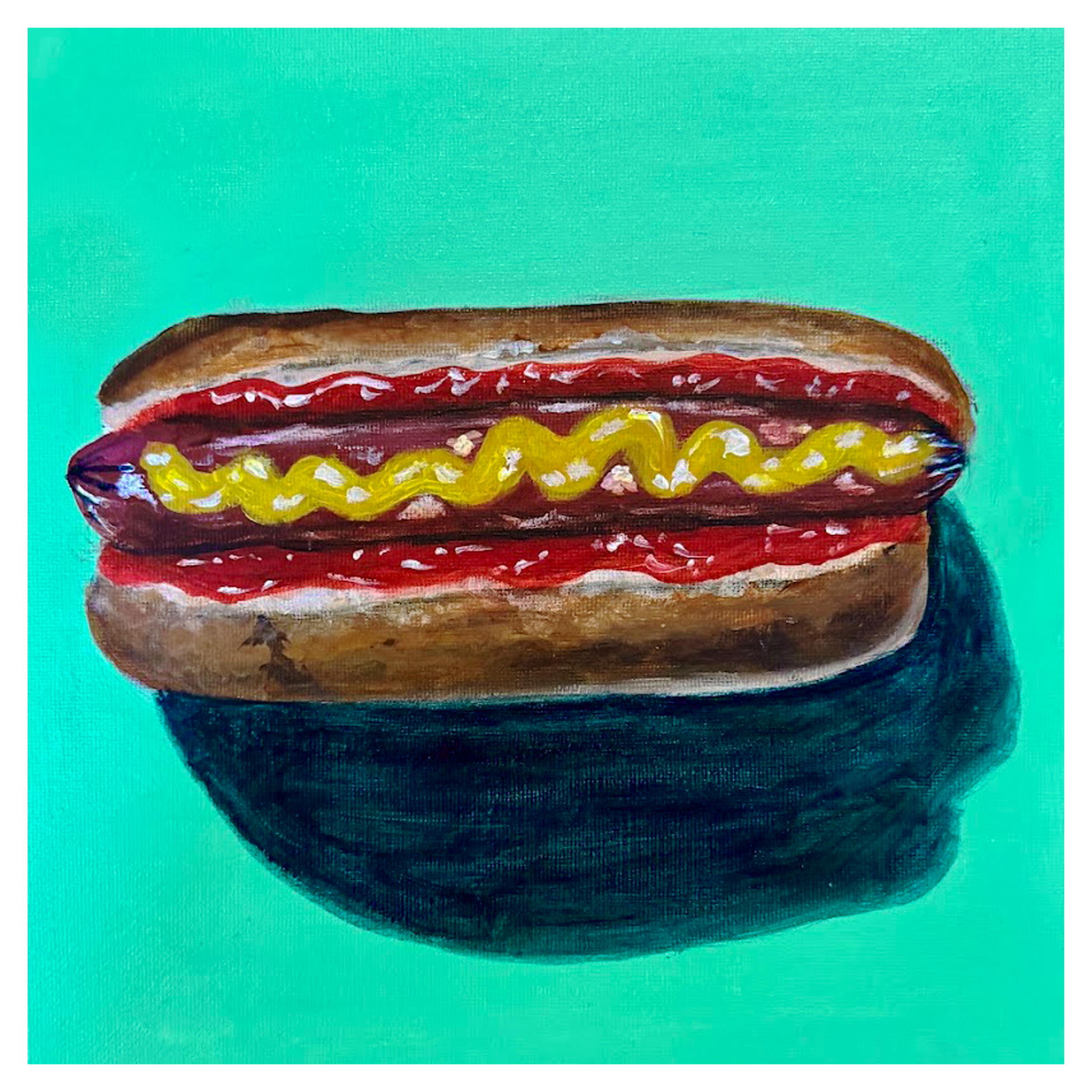 Original 10x10" framed painting available | Prints available in 10x10" and 8x10"
