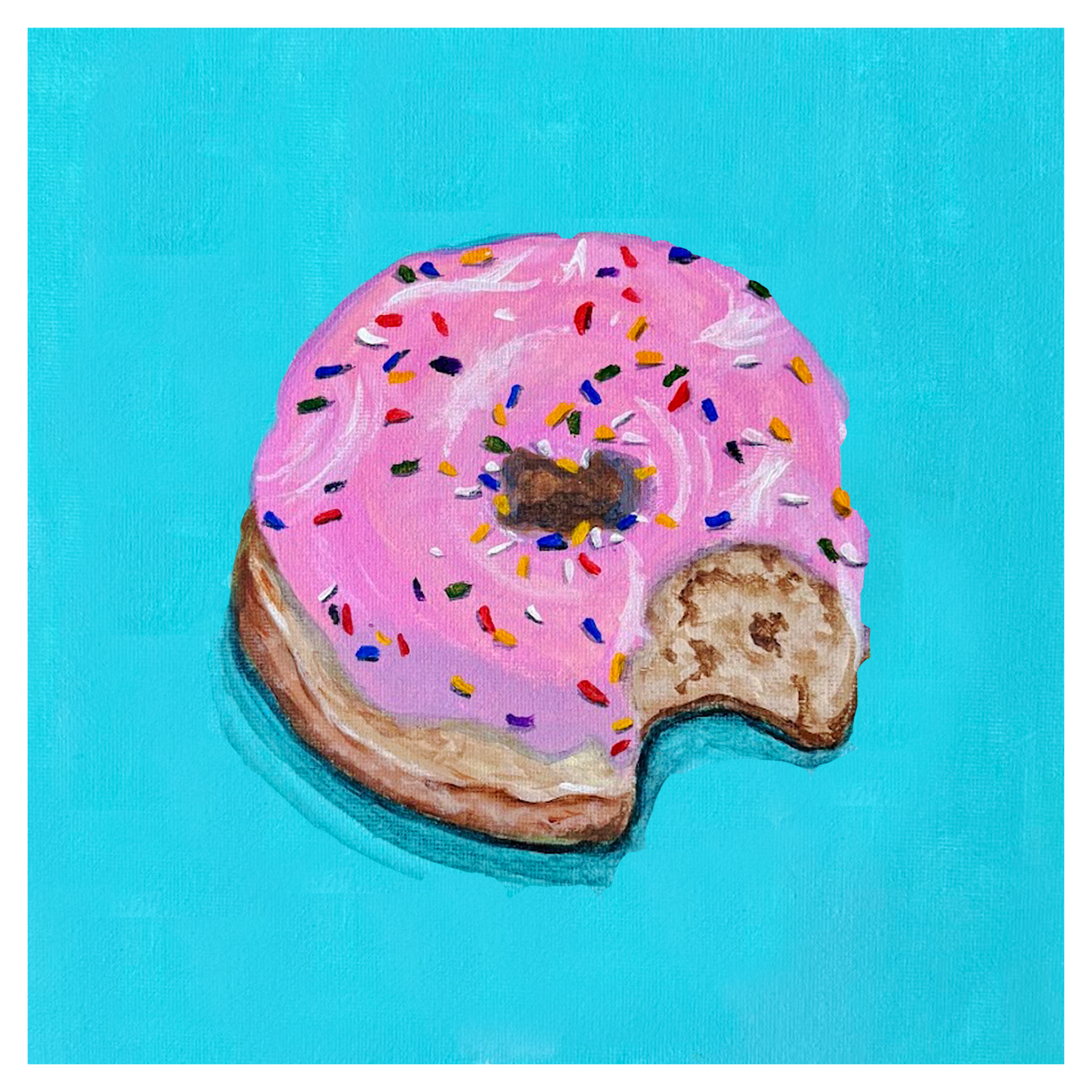 Original 10x10" framed painting available | Prints available in 10x10" and 8x10"