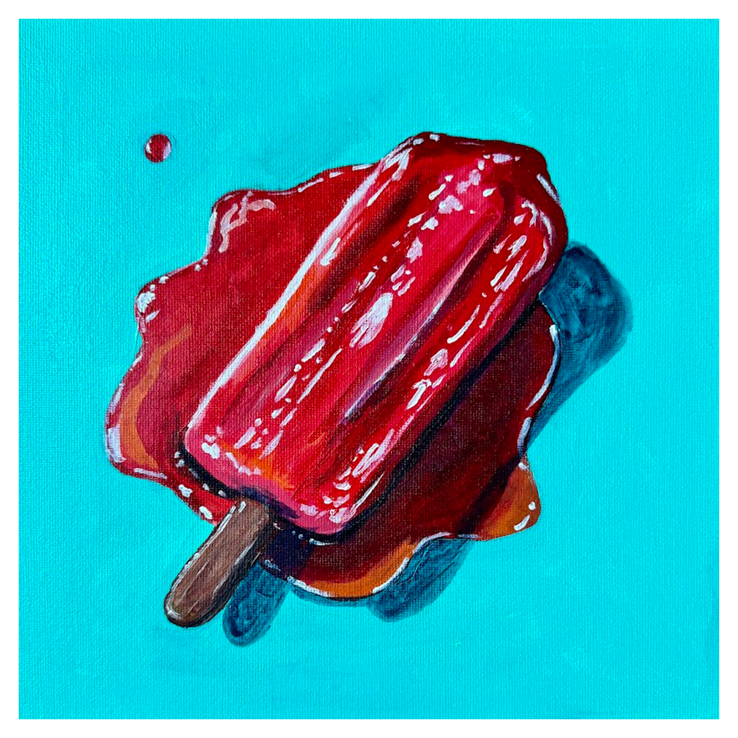 Original 10x10" framed painting available | Prints available in 10x10" and 8x10"