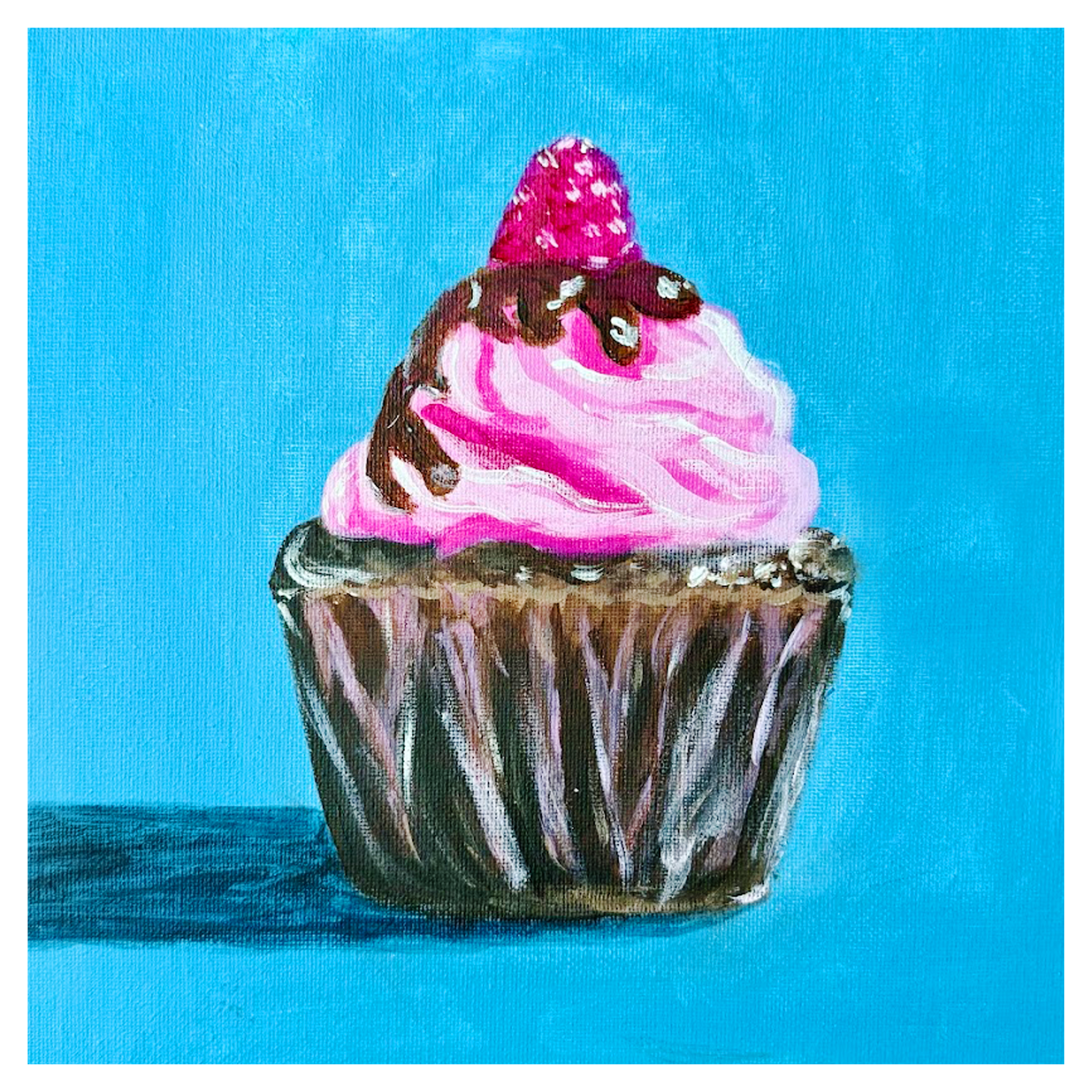 Original 10x10" framed painting available | Prints available in 10x10" and 8x10"