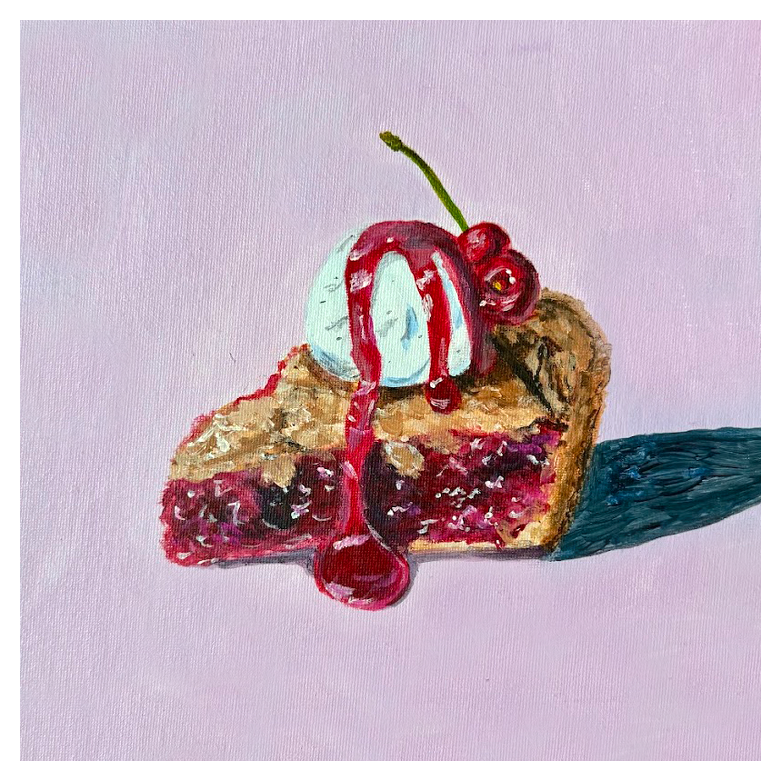 Original 10x10" framed painting available | Prints available in 10x10" and 8x10"