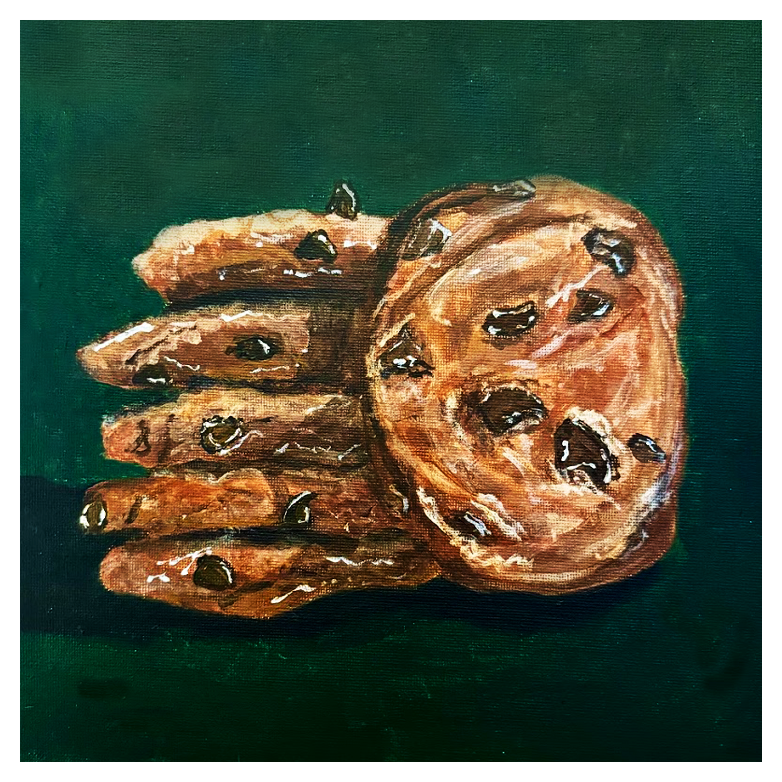 Original 10x10" framed painting available | Prints available in 10x10" and 8x10"