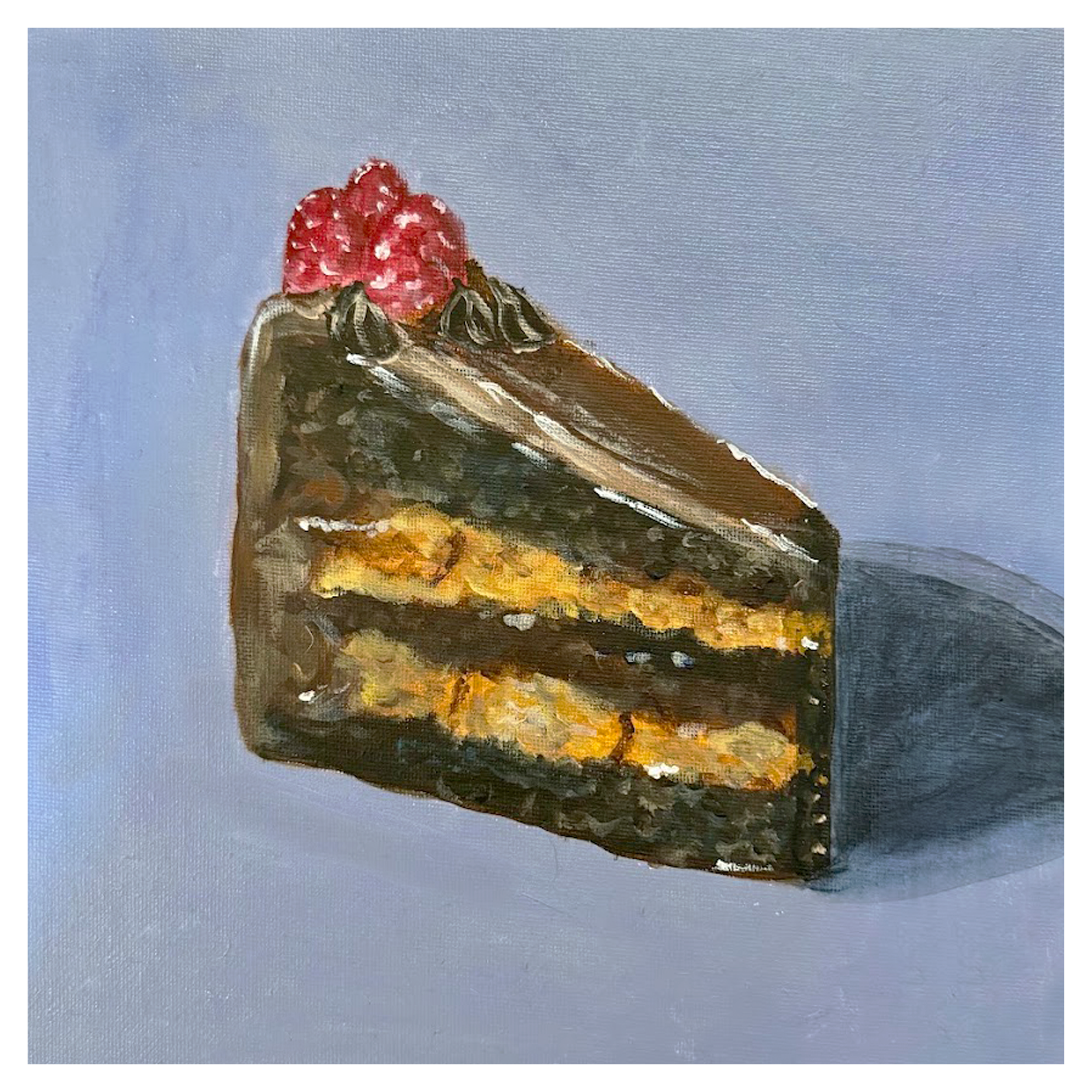 Original 10x10" framed painting available | Prints available in 10x10" and 8x10"
