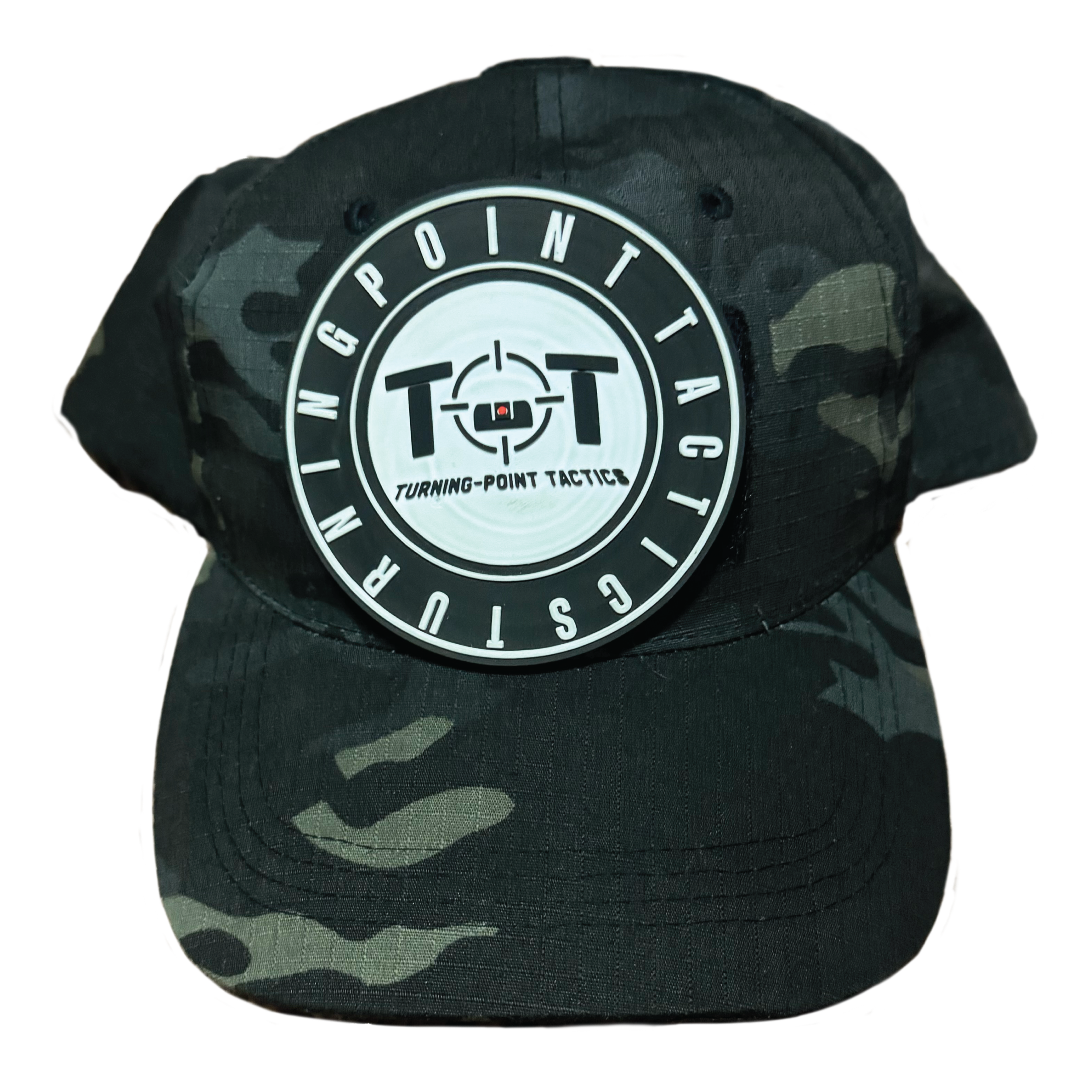 Turning Point Tactics Camo Logo Cap (Patch + Pin Included)