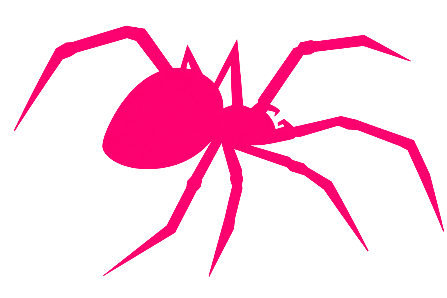 A bold pink number 2 over a black background.