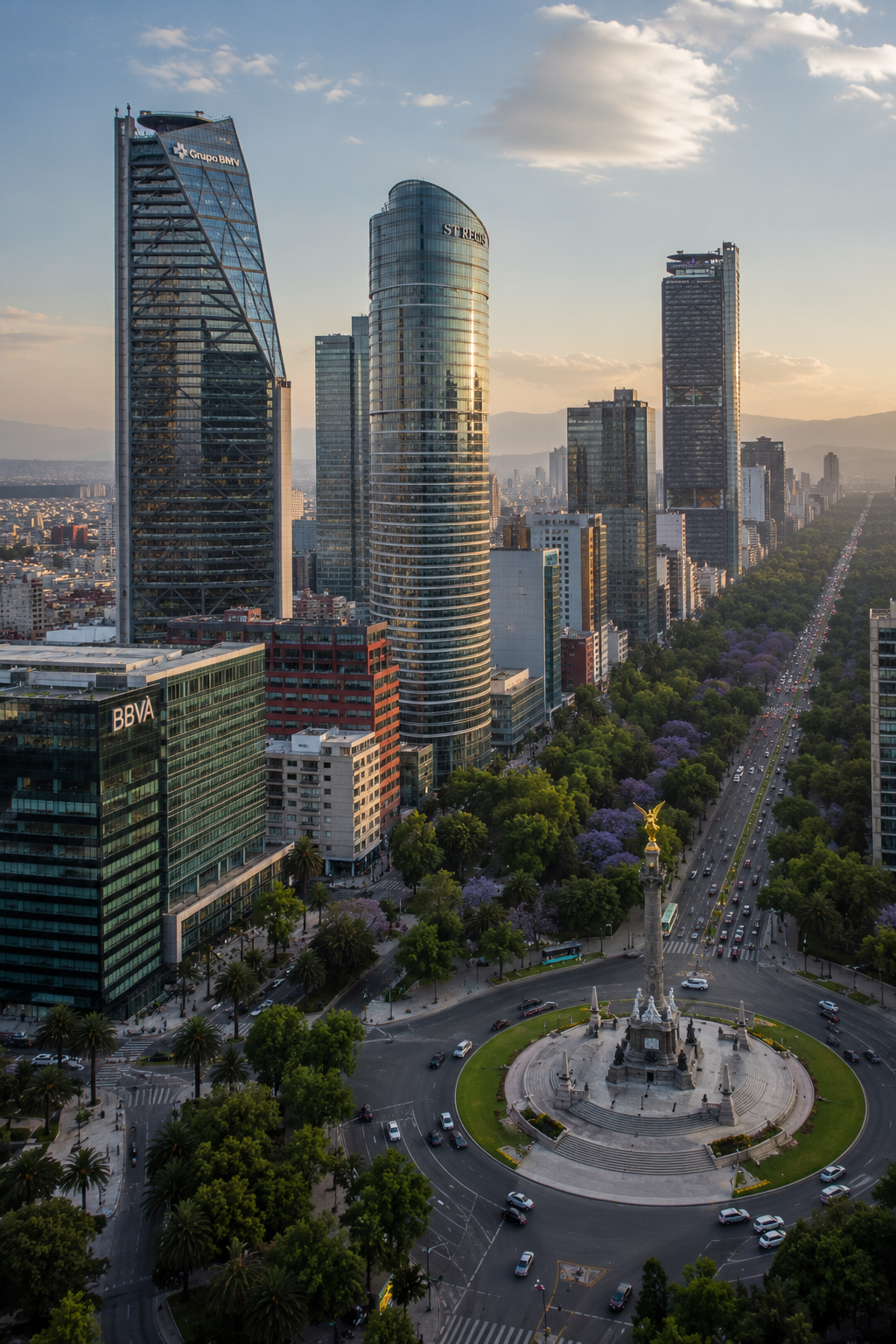 Mexico City - Paseo De La Reforma (Financial Hub)