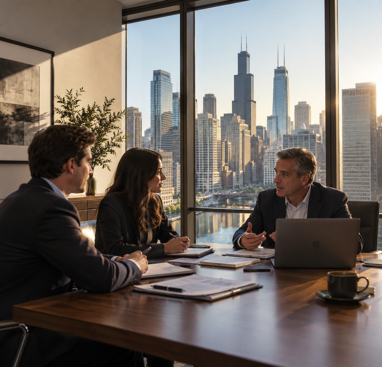 Chicago Investment Boardroom