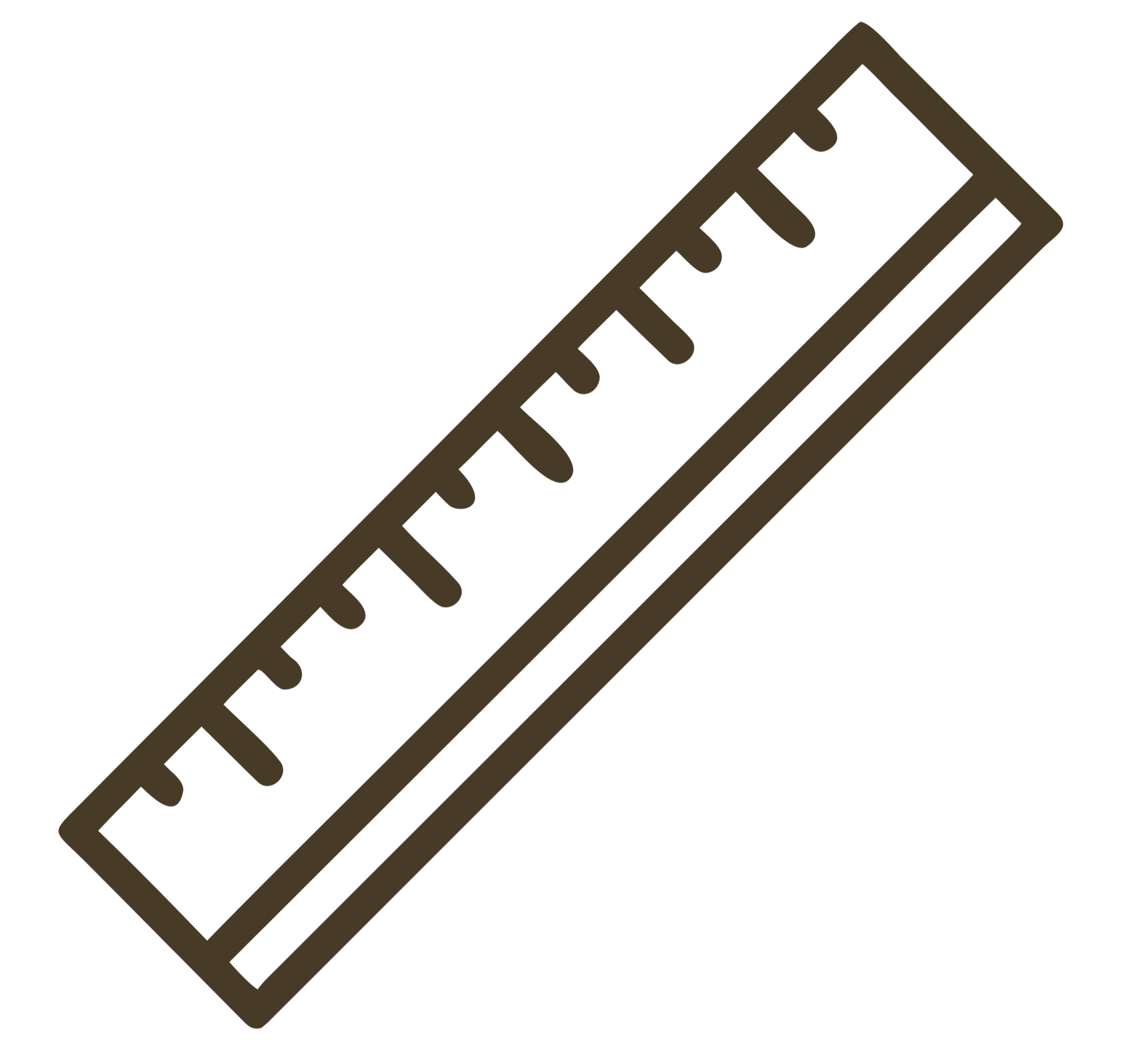 Icon of a ruler.