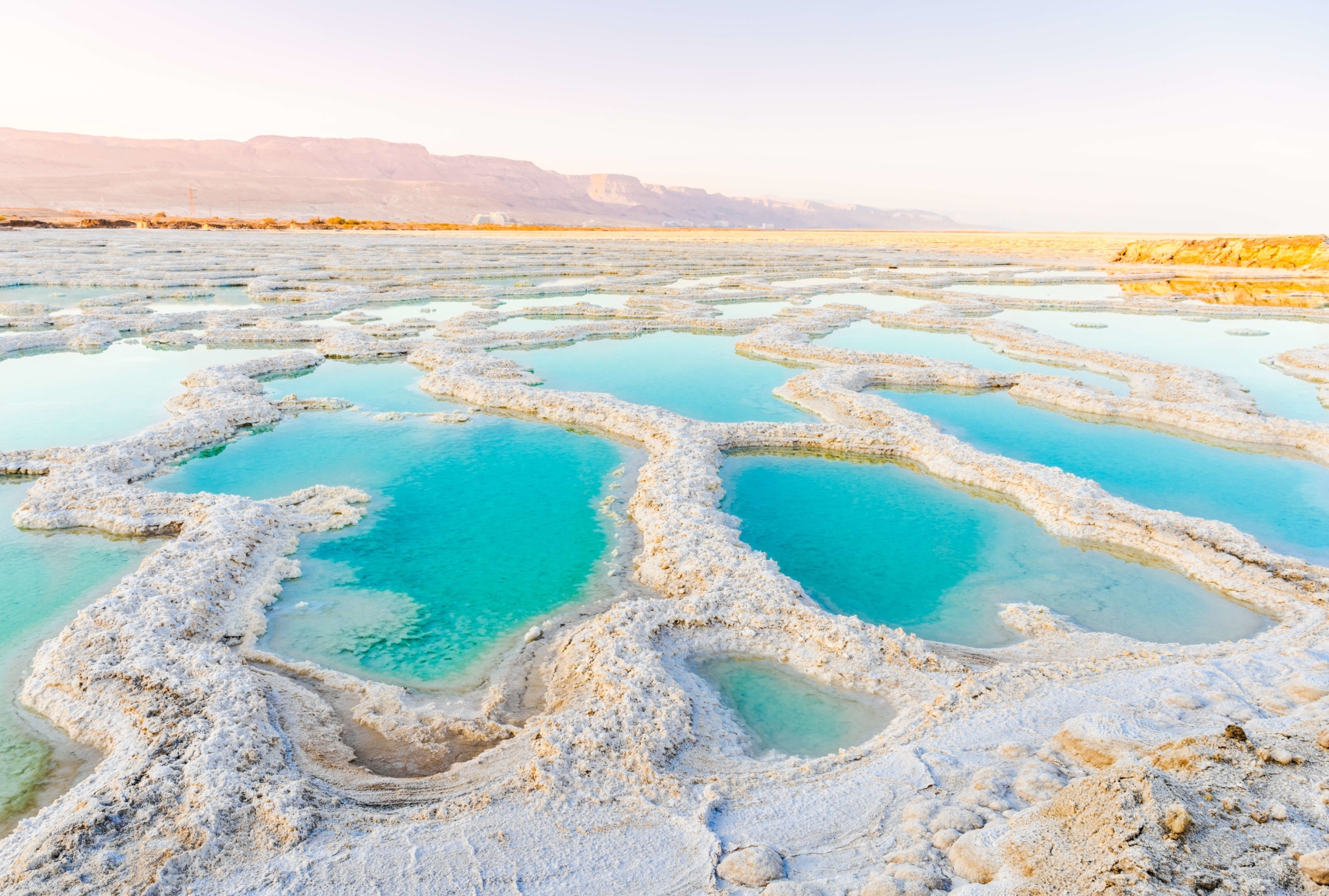 La mer morte, en Jordanie