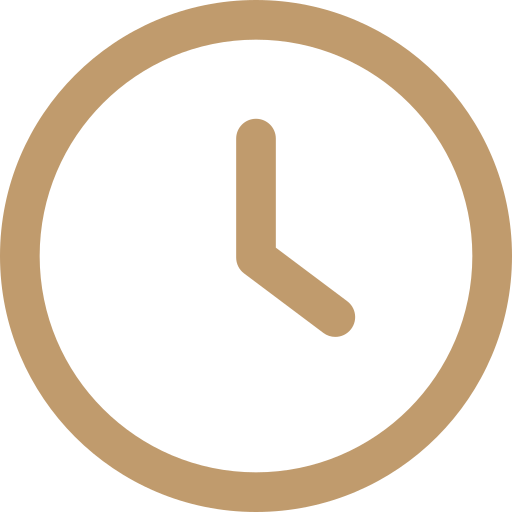 Horloge analogique avec un cadre beige