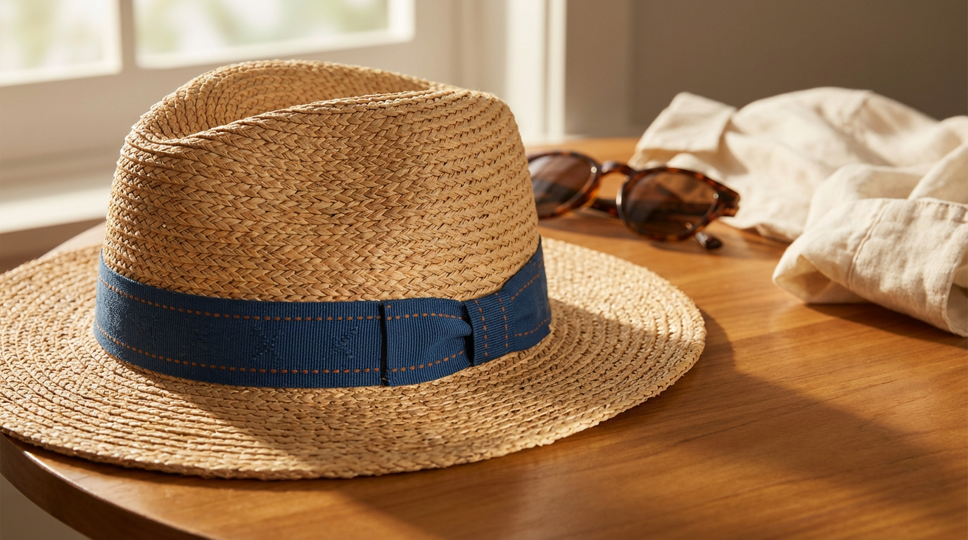 Wide-Brim Sun Hat