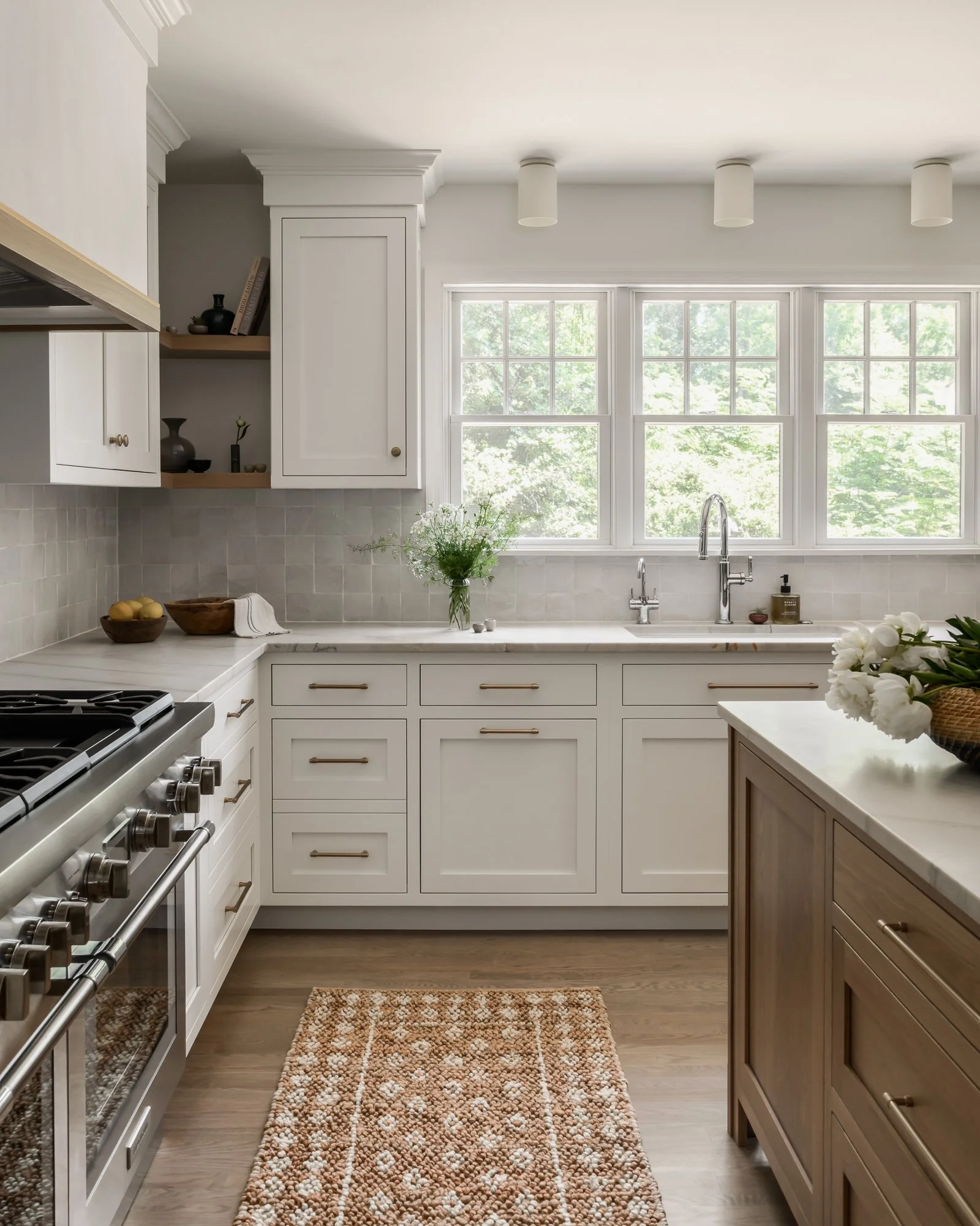 kitchen white cabinetry 