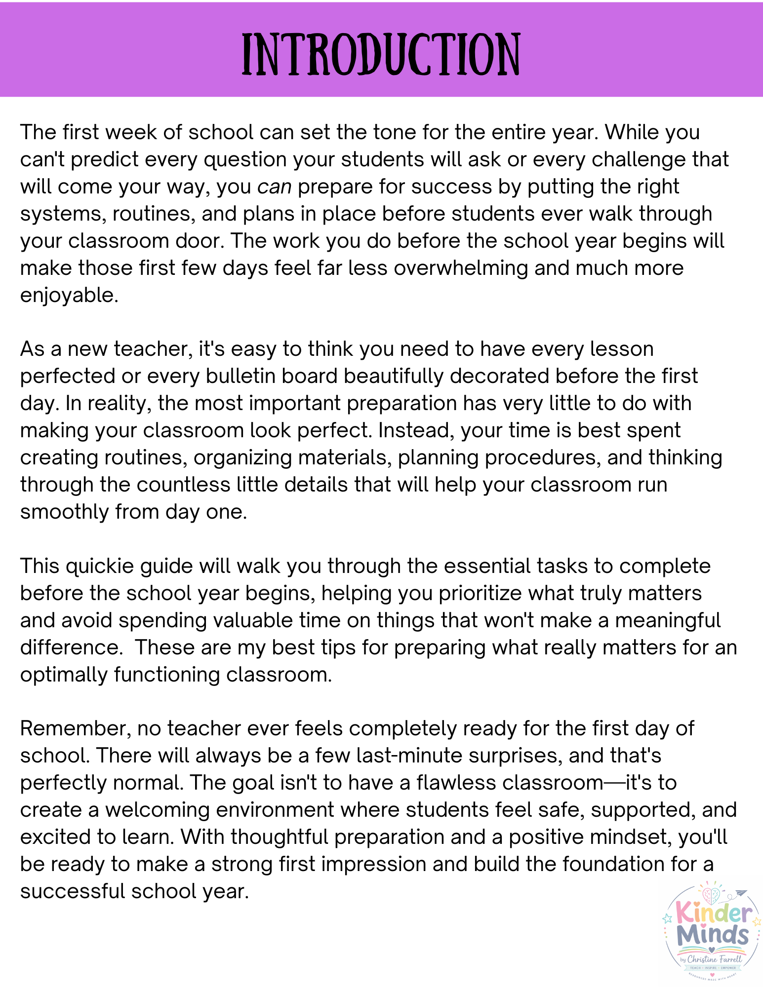 Preparing for the First Week of School - A Quickie Guide for New Teachers (1).png
