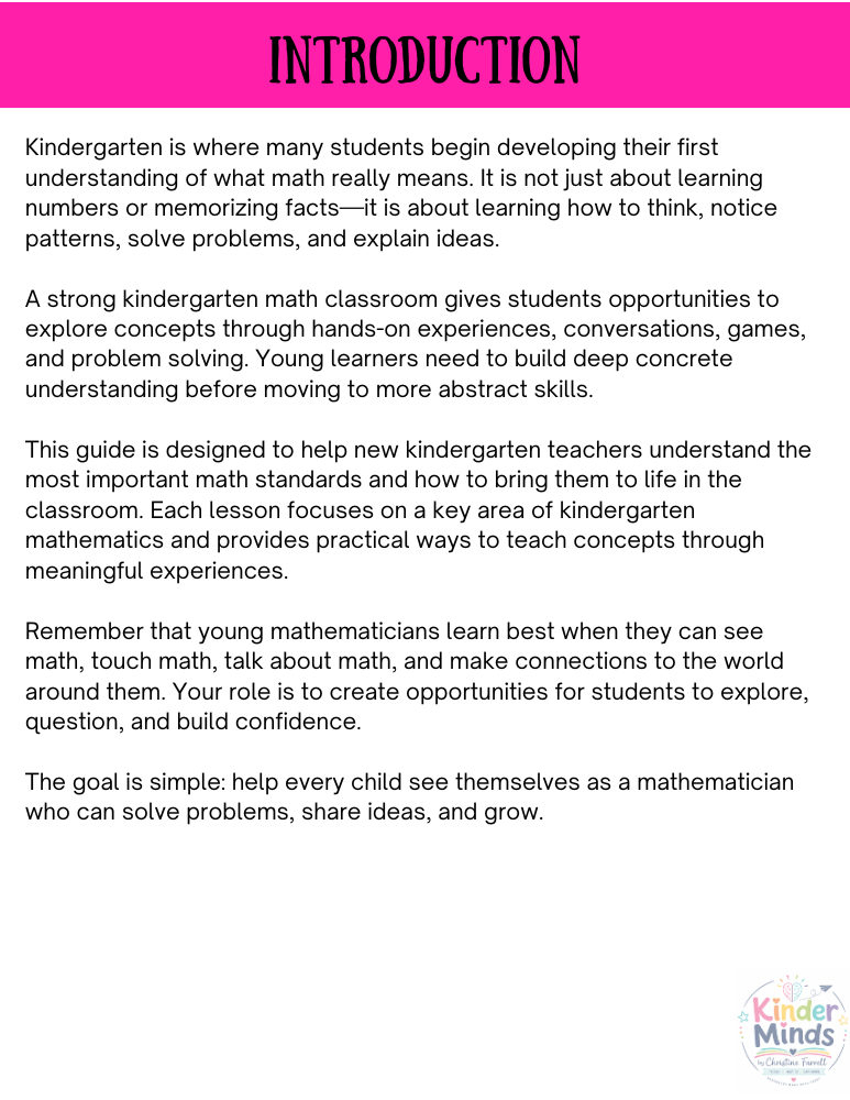 Teaching Kindergarten Math - A Guide for New Teachers.png