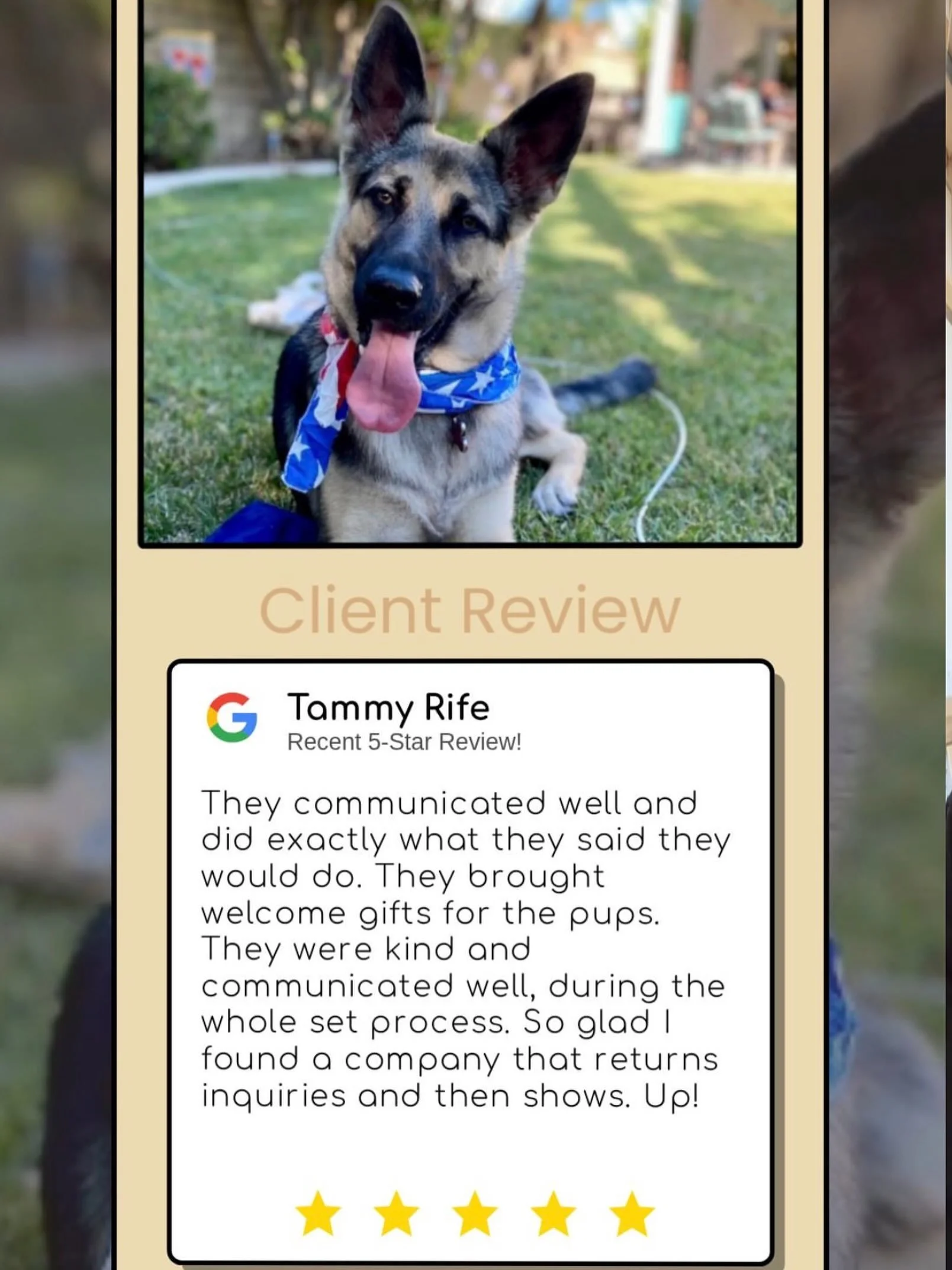 We thrive to give our customers the best customer service!