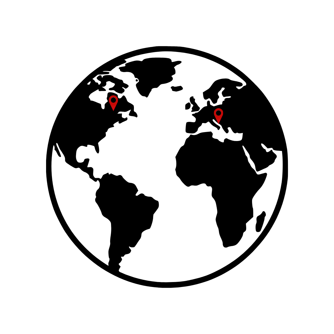 Map highlighting Brine Co.’s Canadian roots and Mediterranean product origins.