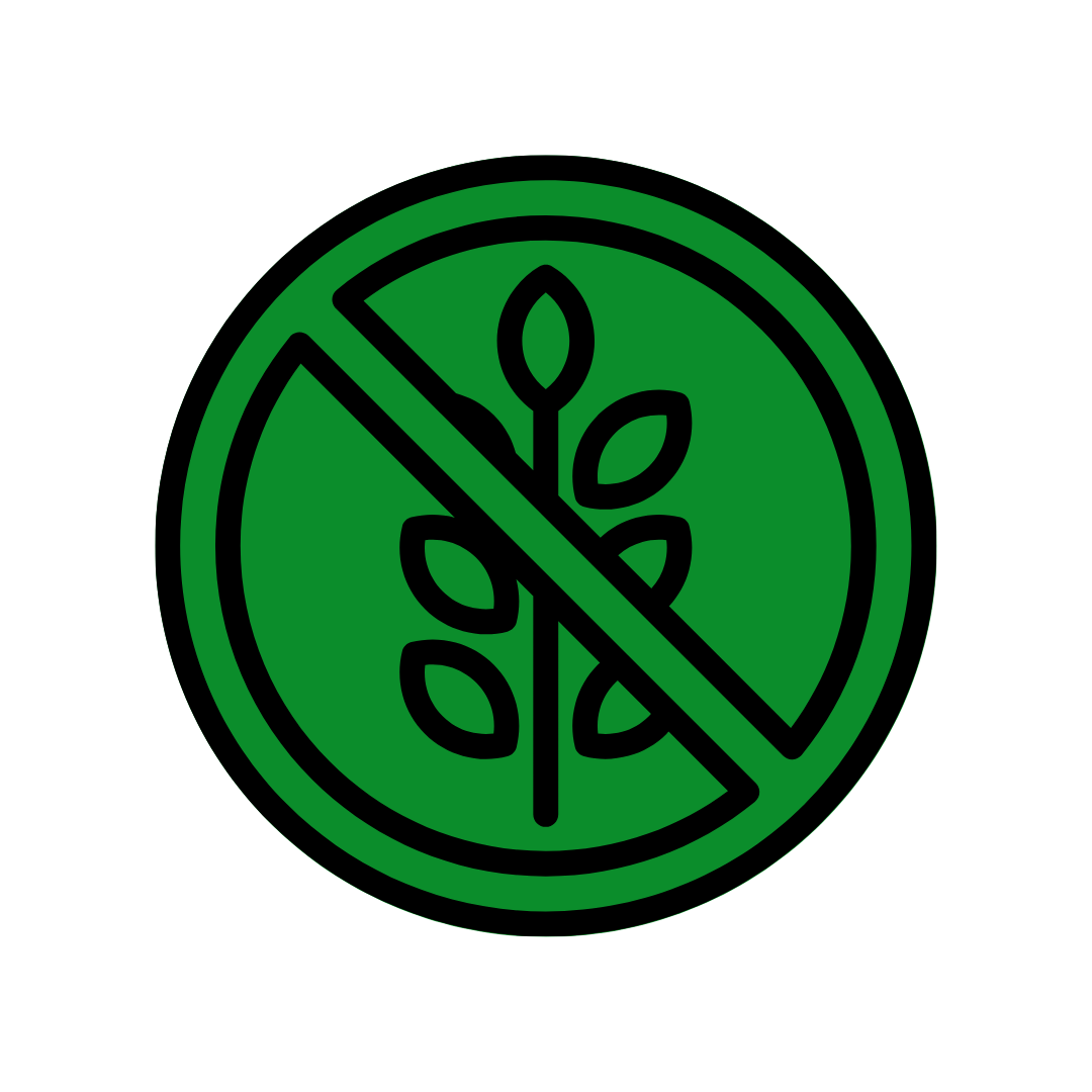 Gluten free symbol for Brine Co. products.