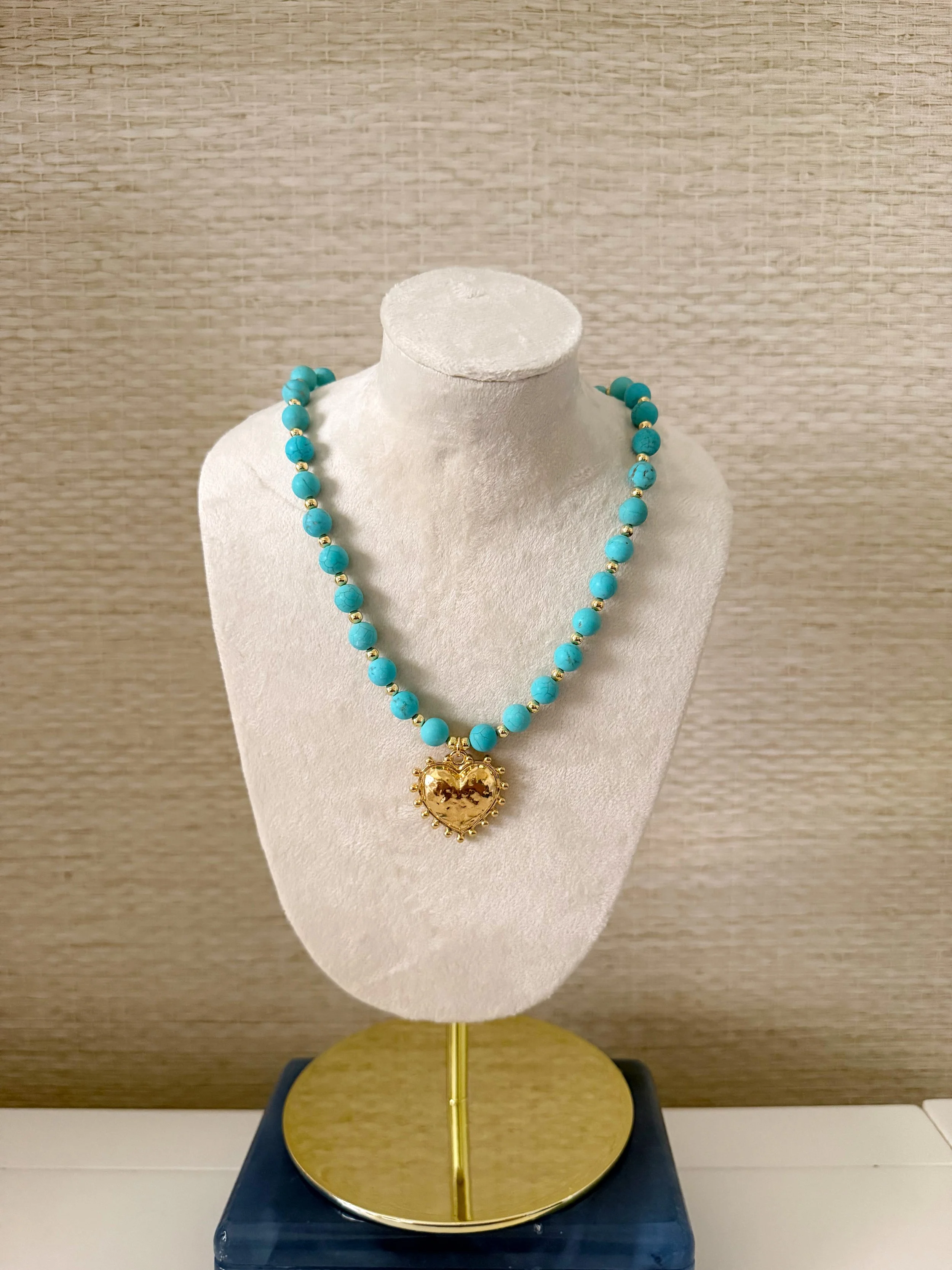 Turquoise Heart Necklace